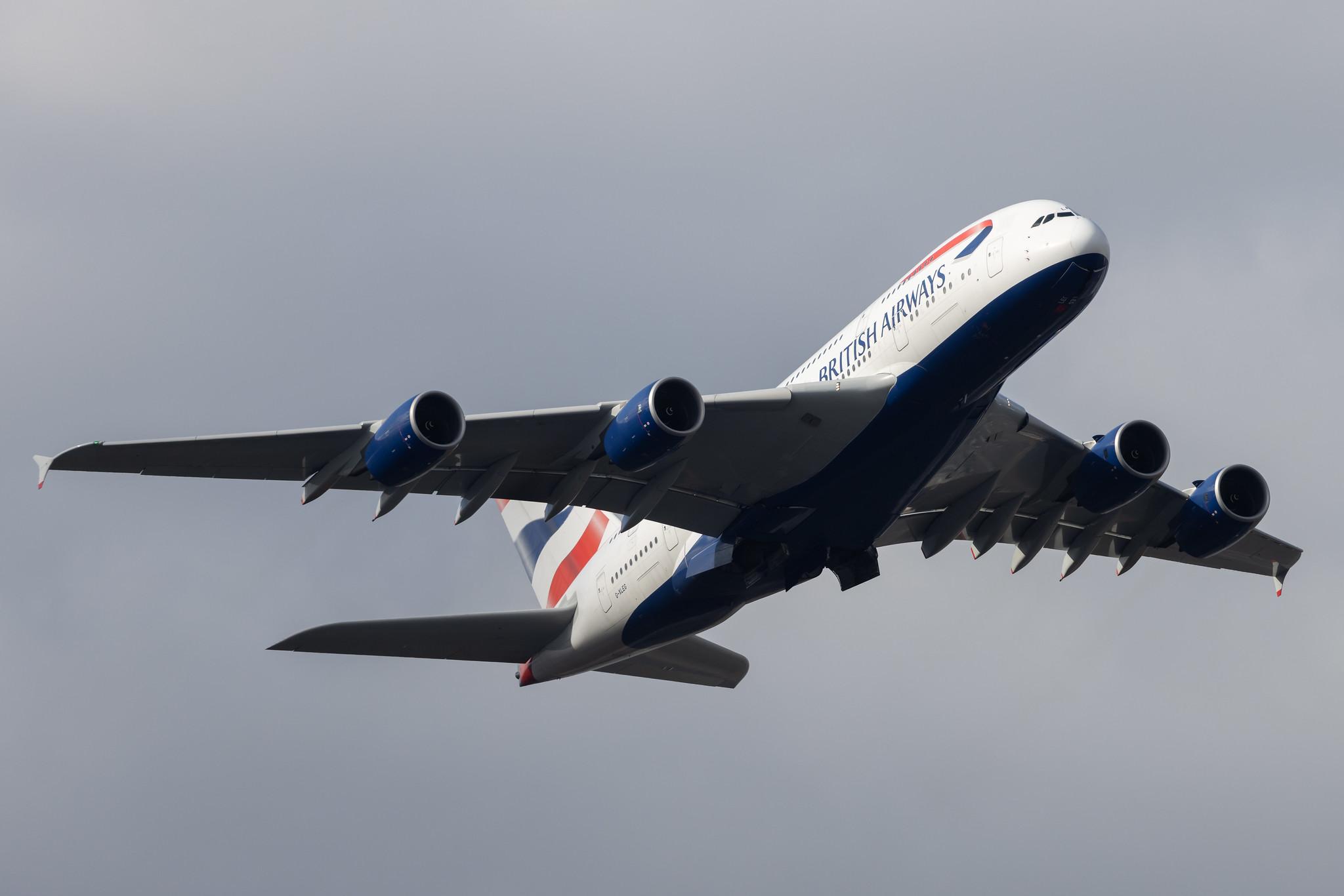 London Heathrow: British Airways (BA / BAW) |  Airbus A380-841 A388 | G-XLEG | MSN 161