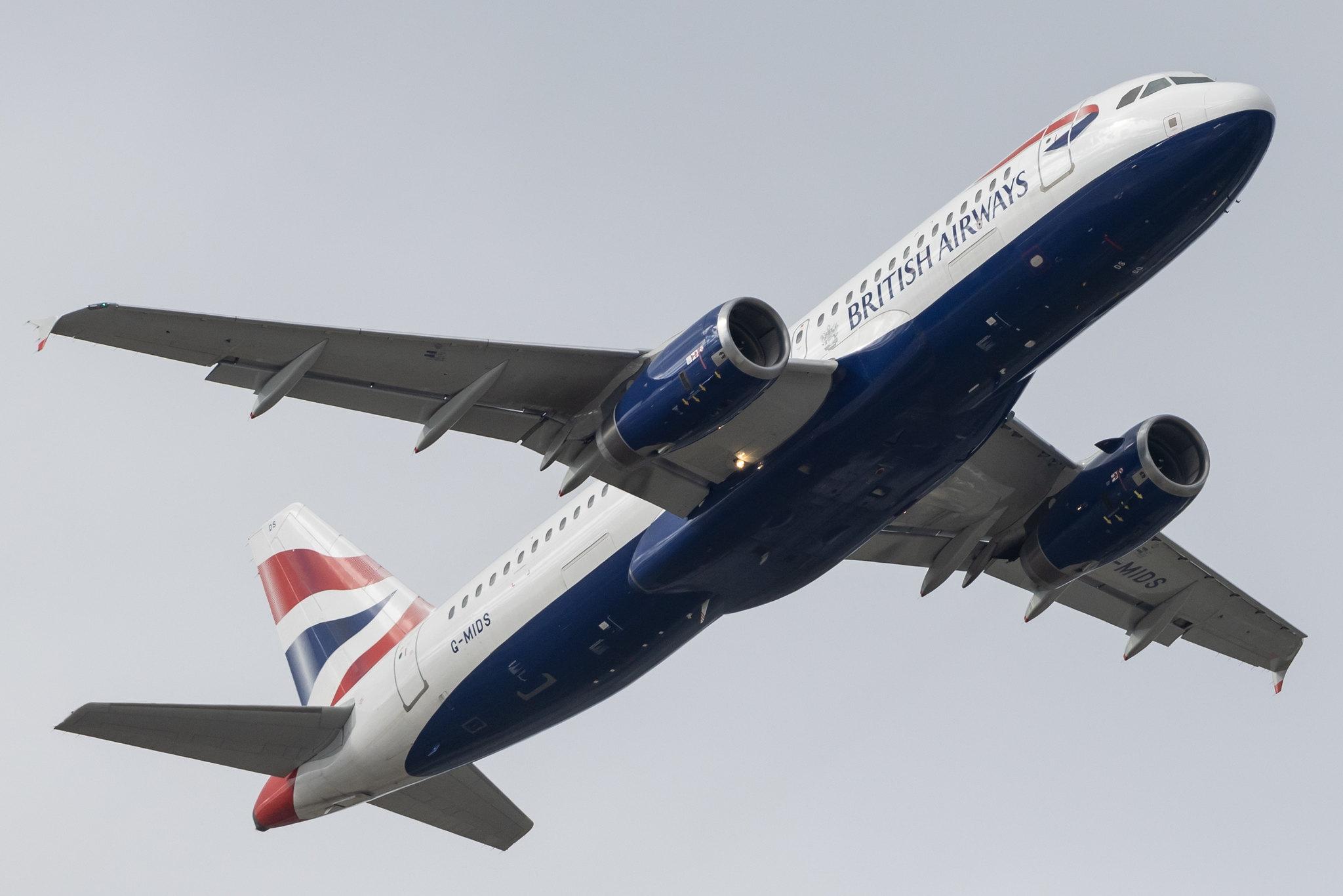 London Heathrow: British Airways (BA / BAW) |  Airbus A320-232 A320 | G-MIDS | MSN 1424