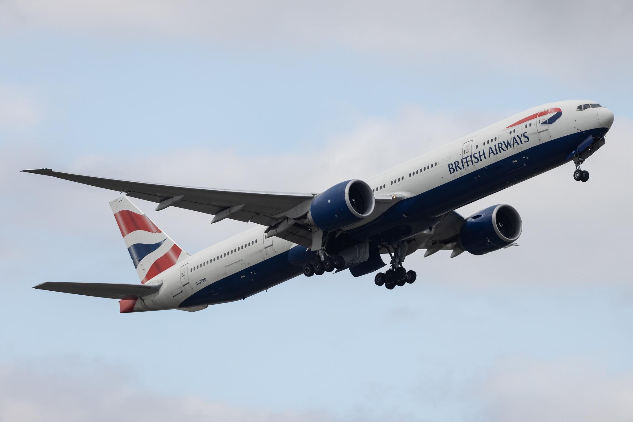 London Heathrow: British Airways (BA / BAW) |  Boeing 777-36N(ER) B77W | G-STBD | MSN 38695