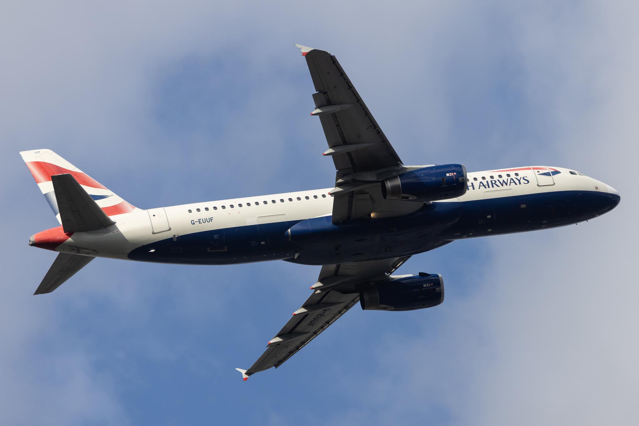 London Heathrow: British Airways (BA / BAW) |  Airbus A320-232 A320 | G-EUUF | MSN 1806