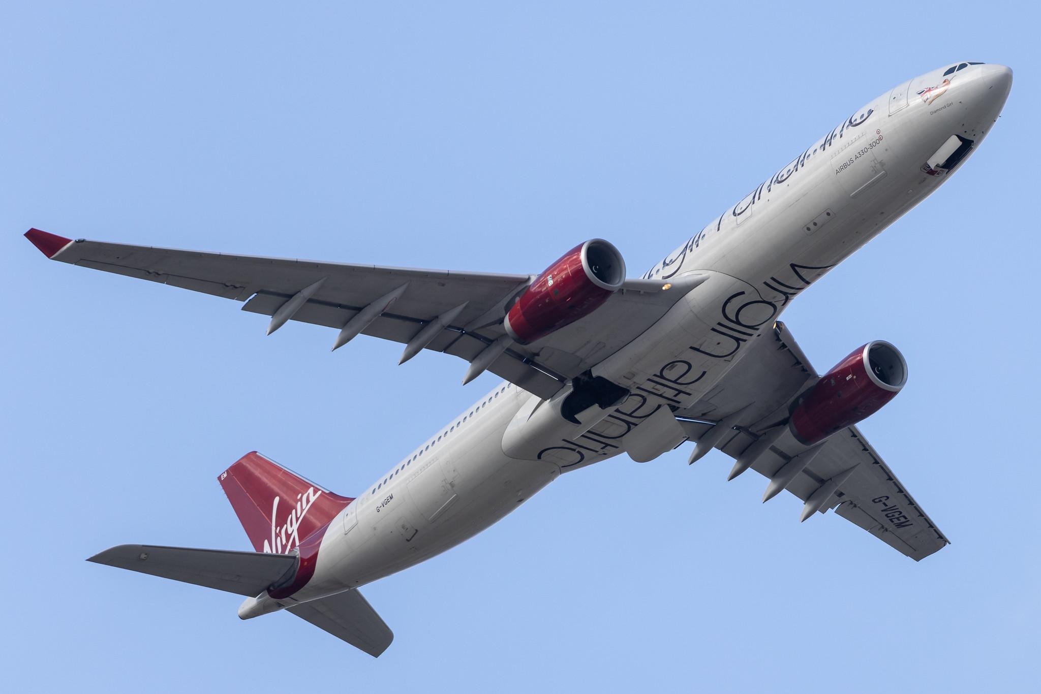 London Heathrow: Virgin Atlantic (VS / VIR) |  Airbus A330-343 A333 | G-VGEM | MSN 1215