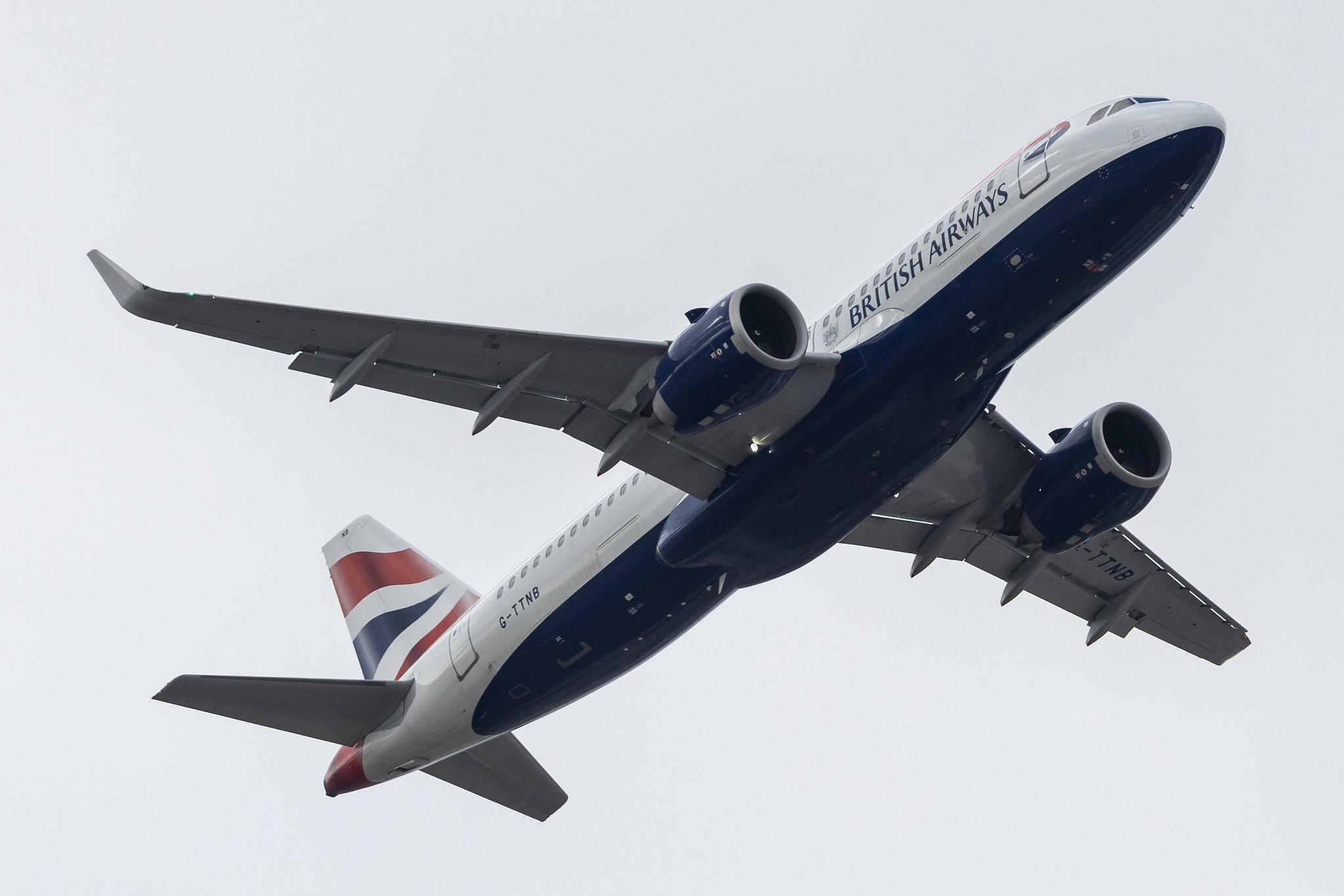 London Heathrow: British Airways (BA / BAW) |  Airbus A320-251N A20N | G-TTNB | MSN 8139