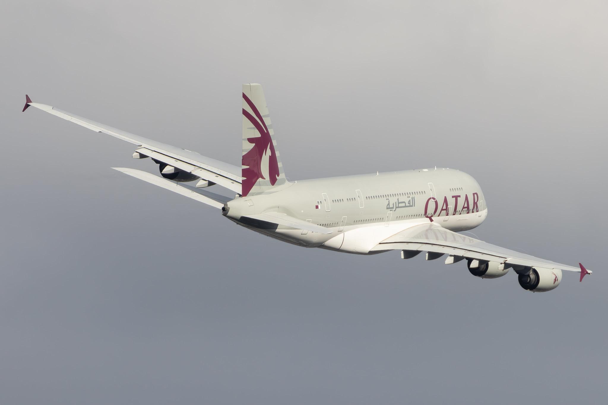 London Heathrow: Qatar Airways (QR / QTR) |  Airbus A380-861 A388 | A7-APG | MSN 193
