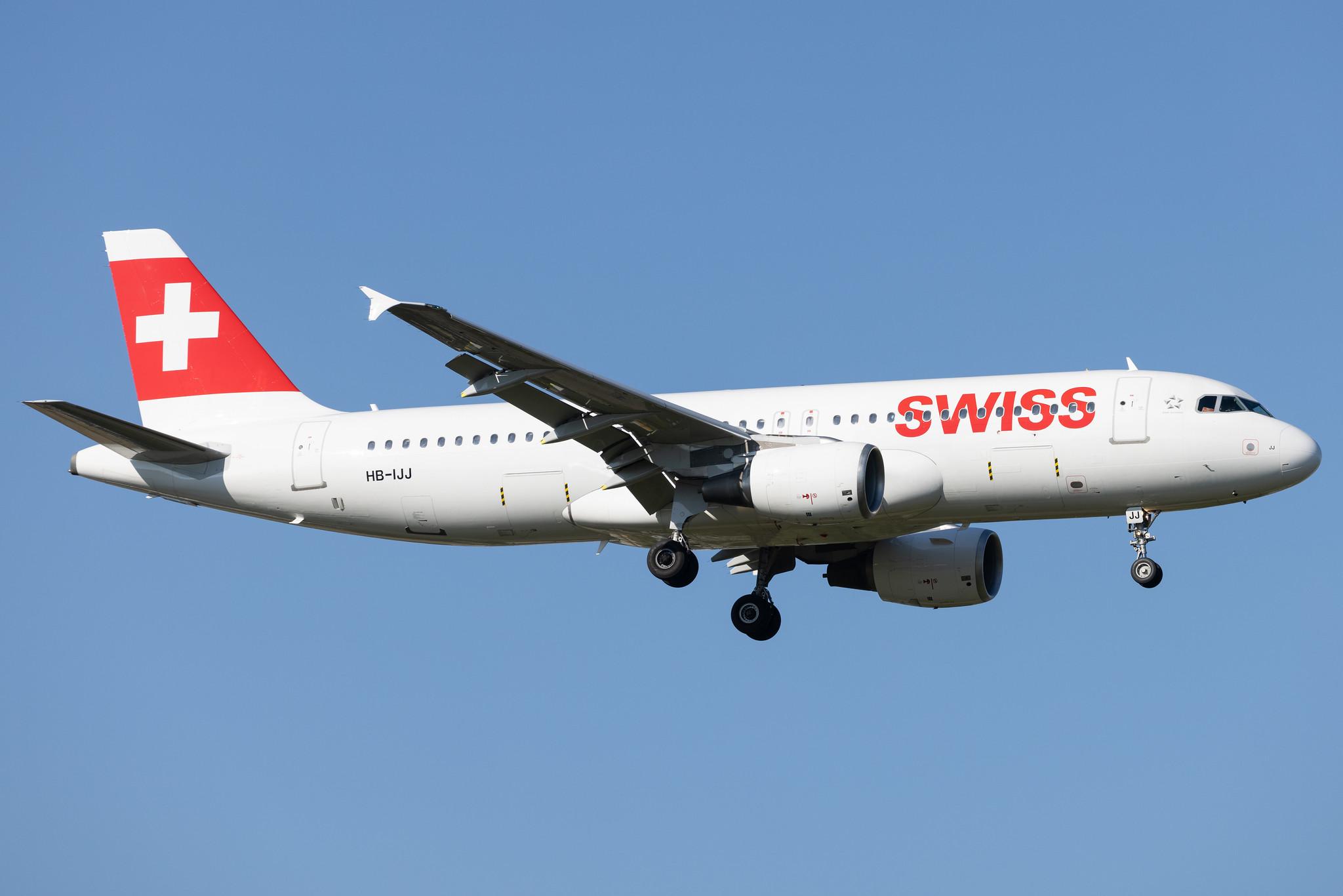 Hamburg Airport: Swiss (LX / SWR) | Airbus A320-214 A320 | HB-IJJ | MSN 0585