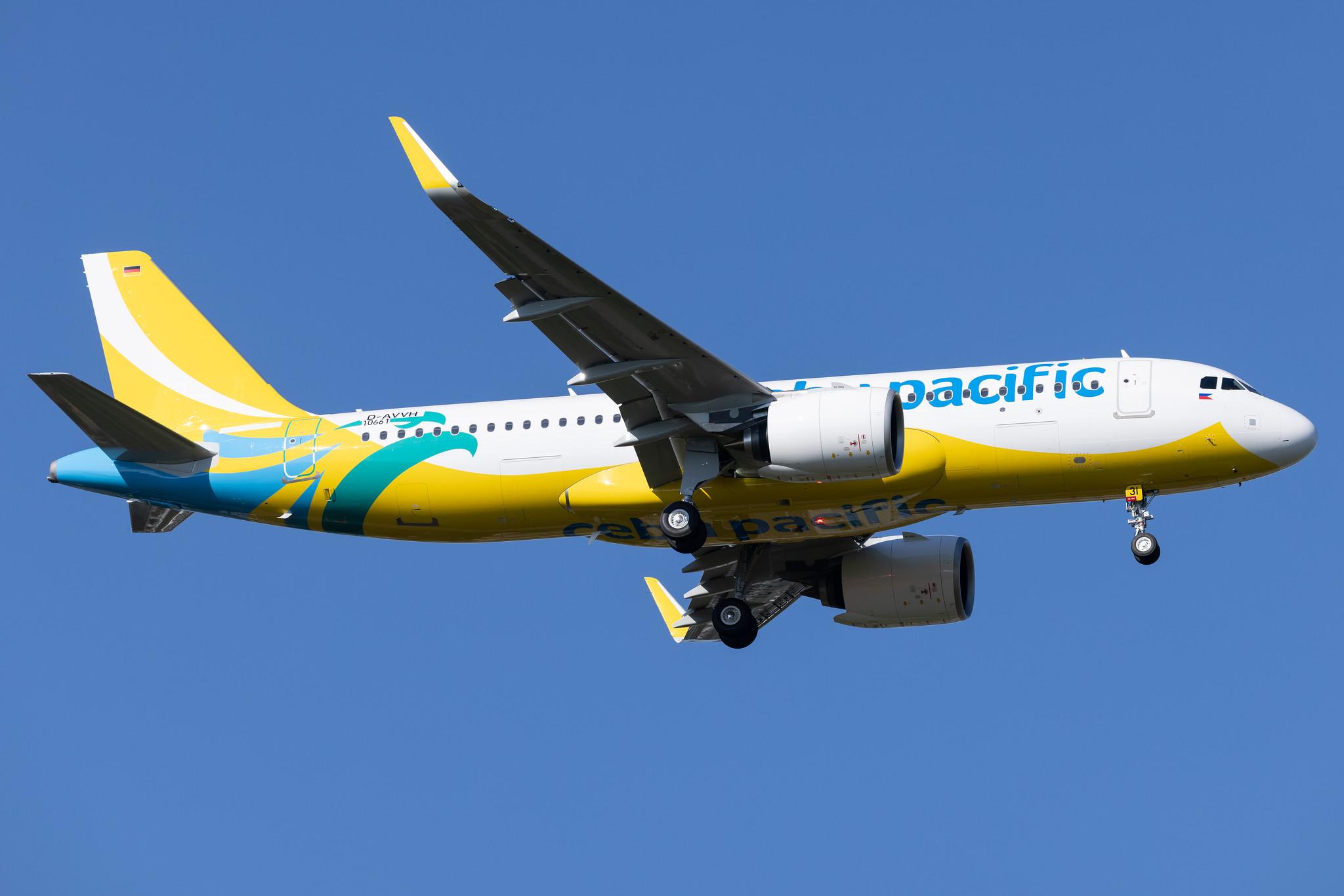 Hamburg Airport: Cebu Pacific (5J / CEB) | Airbus A320-271N A20N | D-AVVH | RP-C4131 | MSN 10661
