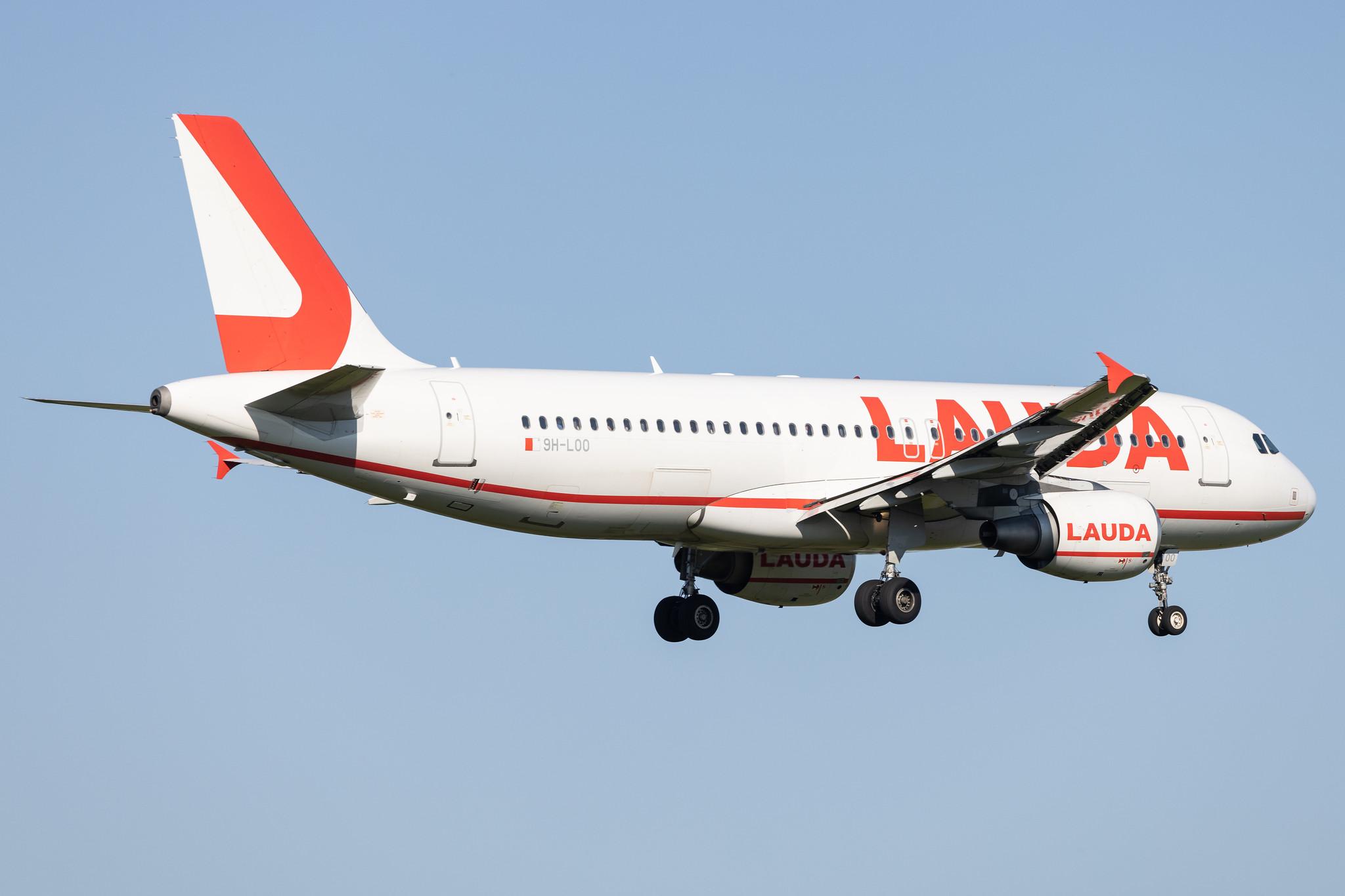 Hamburg Airport: Lauda Europe (LW / LDA) | Airbus A320-214 A320 | 9H-LOO | MSN 03027