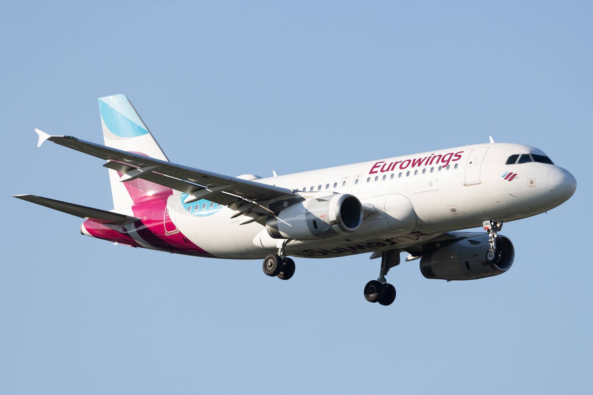 Hamburg Airport: Eurowings (EW / EWG) | Airbus A319-132 A319 | D-AGWG | MSN 3193