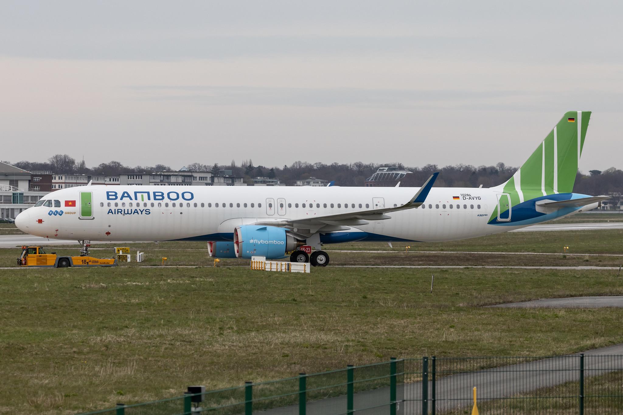 Hamburg Finkenwerder: Bamboo Airways (QH / BAV) |  Airbus A321-251NX A21N | D-AVYG | MSN 10284