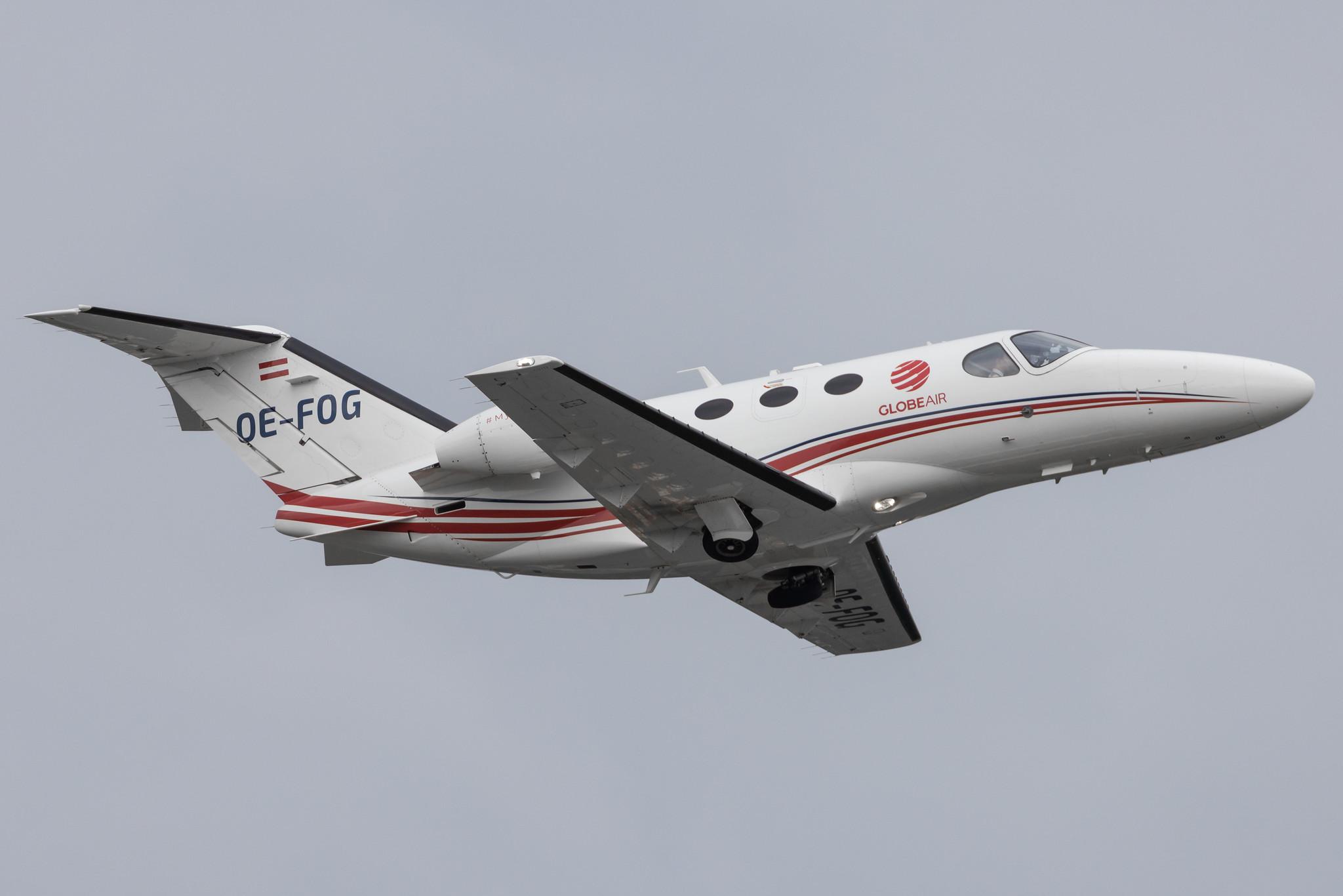 Hamburg Airport: GlobeAir | Cessna 510 Citation Mustang C510 | OE-FOG | MSN 510-0068