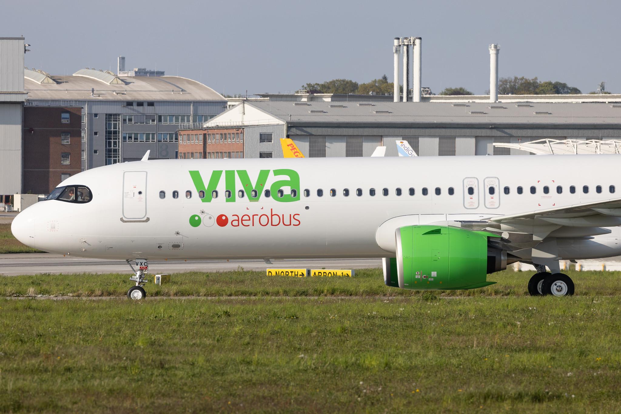 Hamburg Finkenwerder: Viva Aerobus (VB / VIV) | Airbus A321-271NX A21N | D-AYAS | XA-VXC | MSN 10836