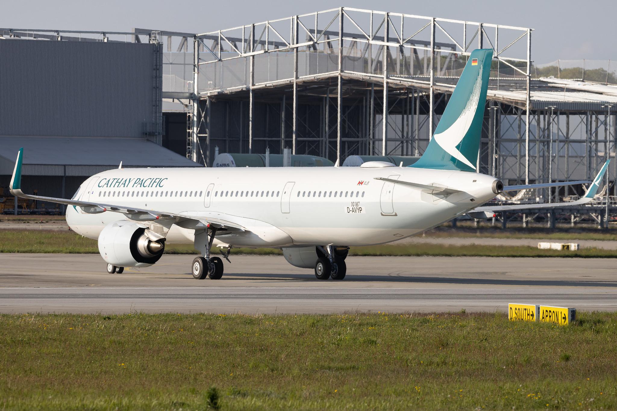 Hamburg Finkenwerder: Cathay Pacific (CX / CPA) | Airbus A321-251NX A21N | D-AVYP | B-HPF | MSN 10187