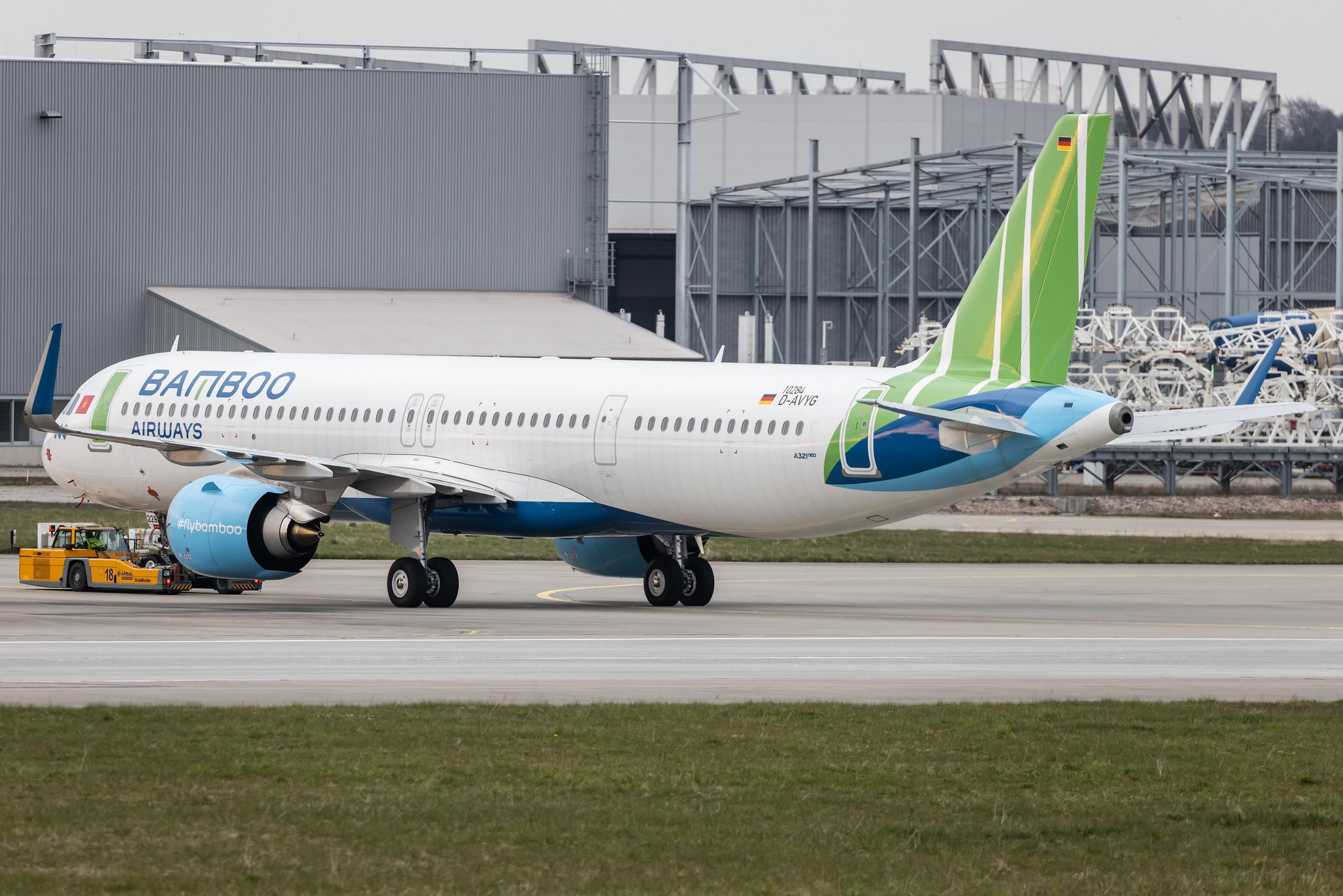 Hamburg Finkenwerder: Bamboo Airways (QH / BAV) |  Airbus A321-251NX A21N | D-AVYG | MSN 10284