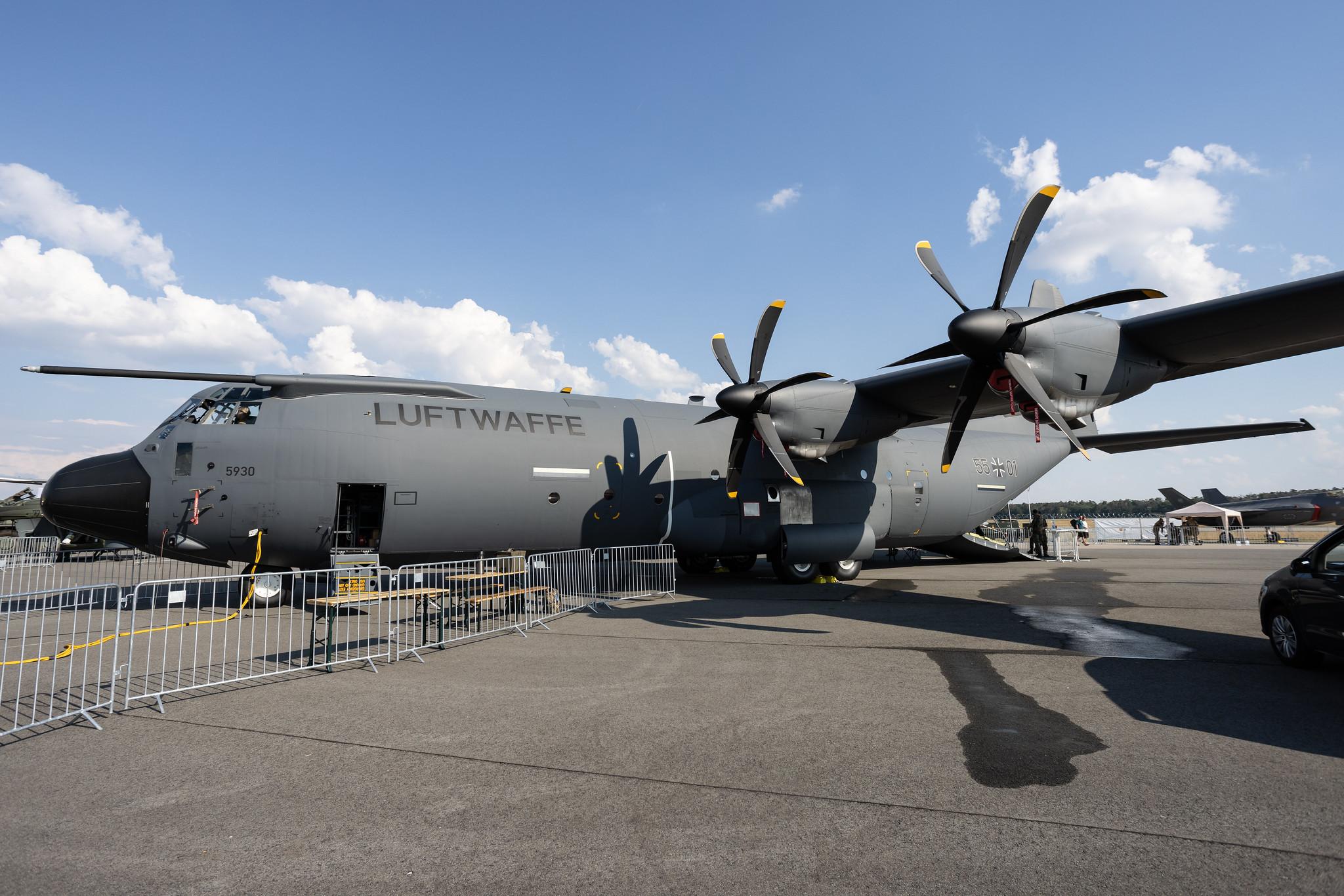 ILA Berlin Air Show: German Air Force (/ GAF) | Lockheed Martin C-130J-30 Hercules C130 | 55+01 | MSN 5930