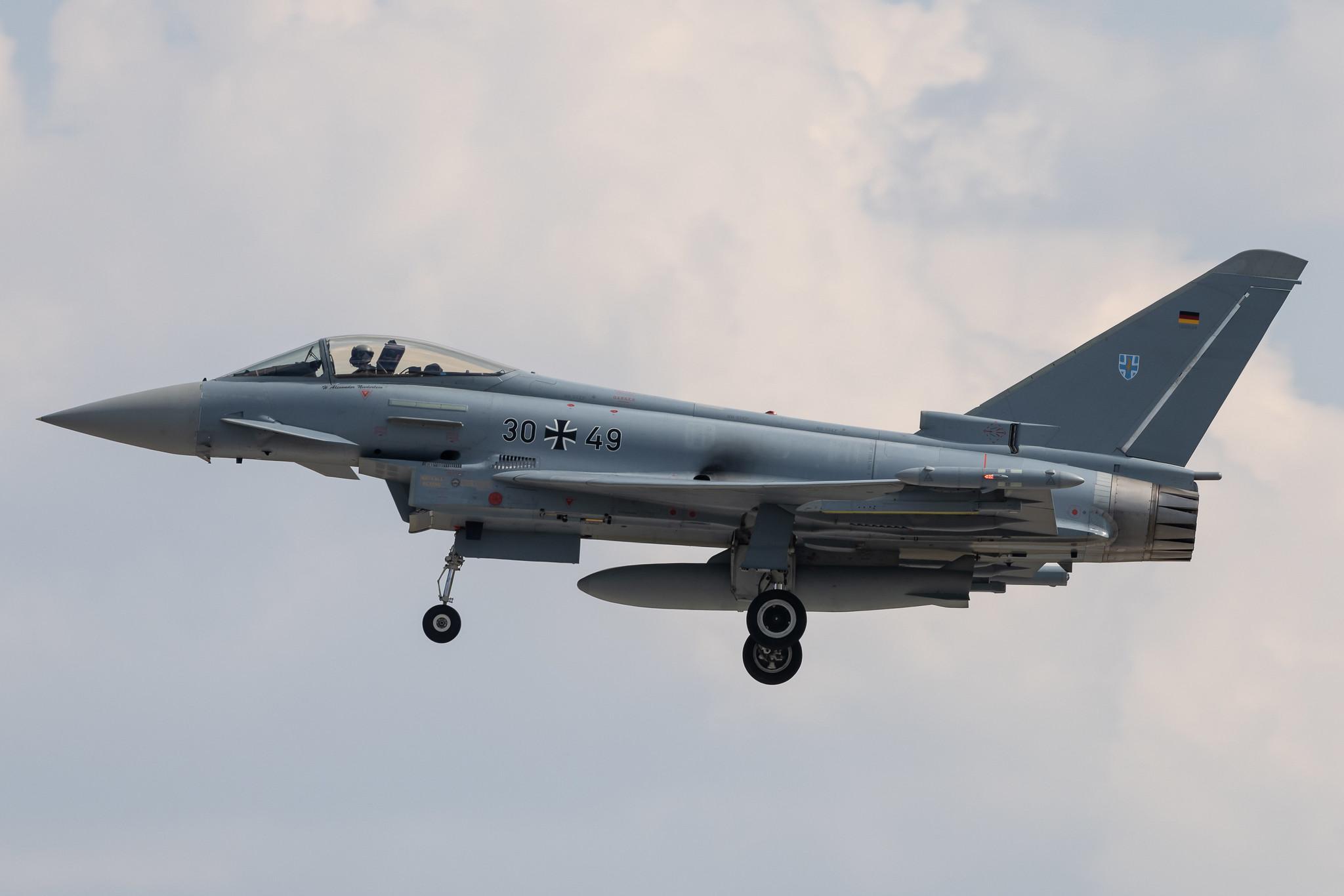ILA Berlin Air Show: German Air Force (/ GAF) | Eurofighter Typhoon EF2000 EUFI | 30+49 | MSN GS0034