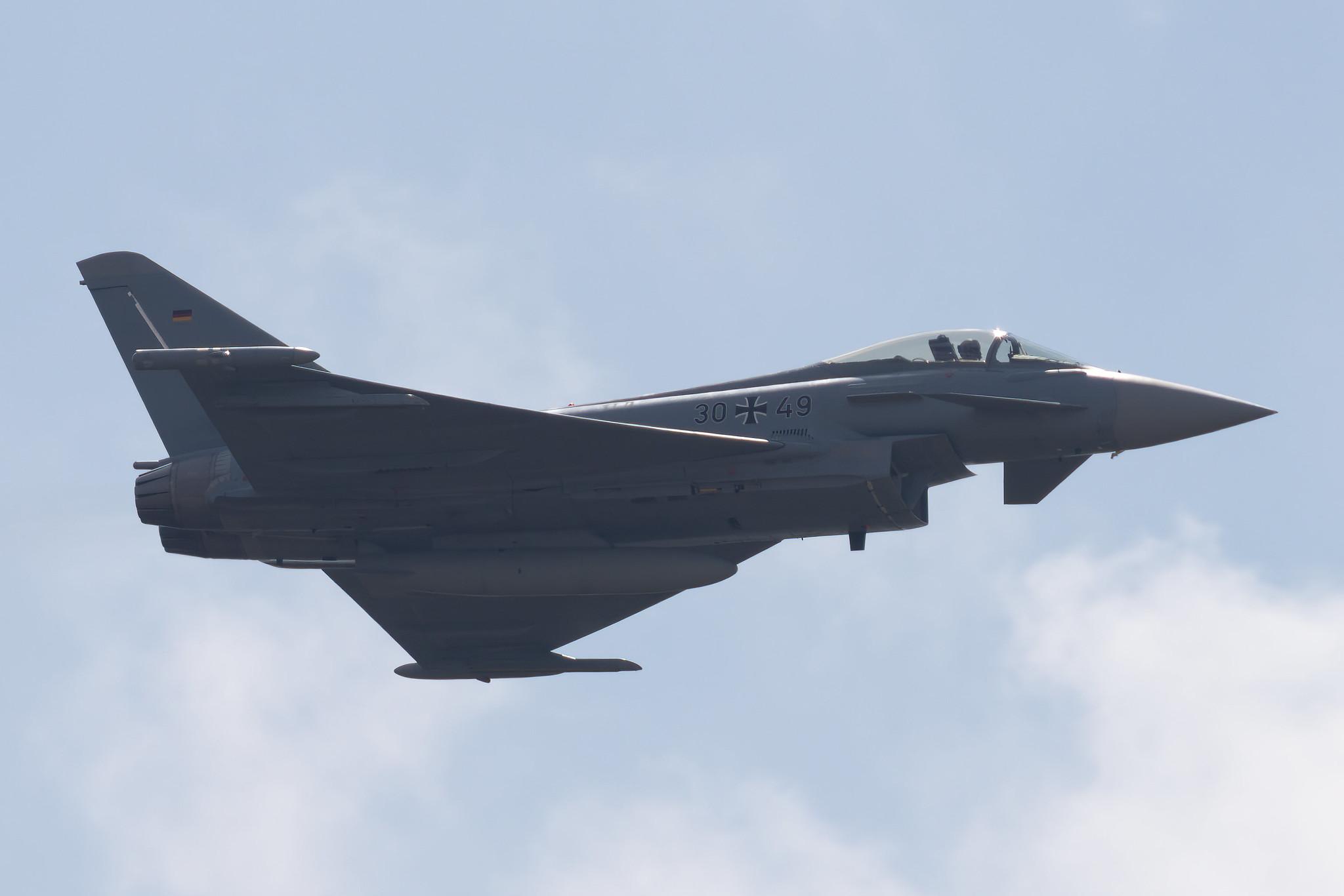 ILA Berlin Air Show: German Air Force (/ GAF) | Eurofighter Typhoon EF2000 EUFI | 30+49 | MSN GS0034