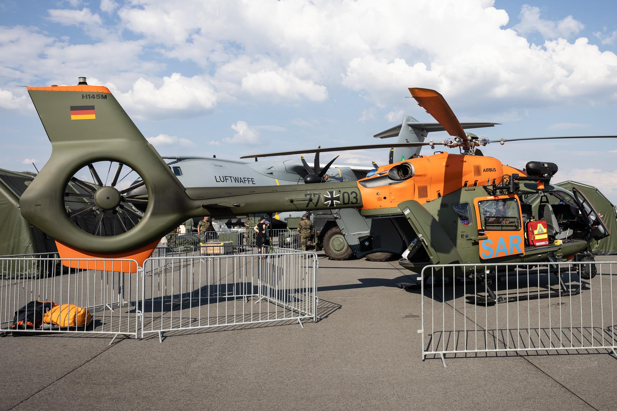 ILA Berlin Air Show: German Army (/ GAM) | Airbus Helicopters H145M EC45 | 77+03 | MSN 8408