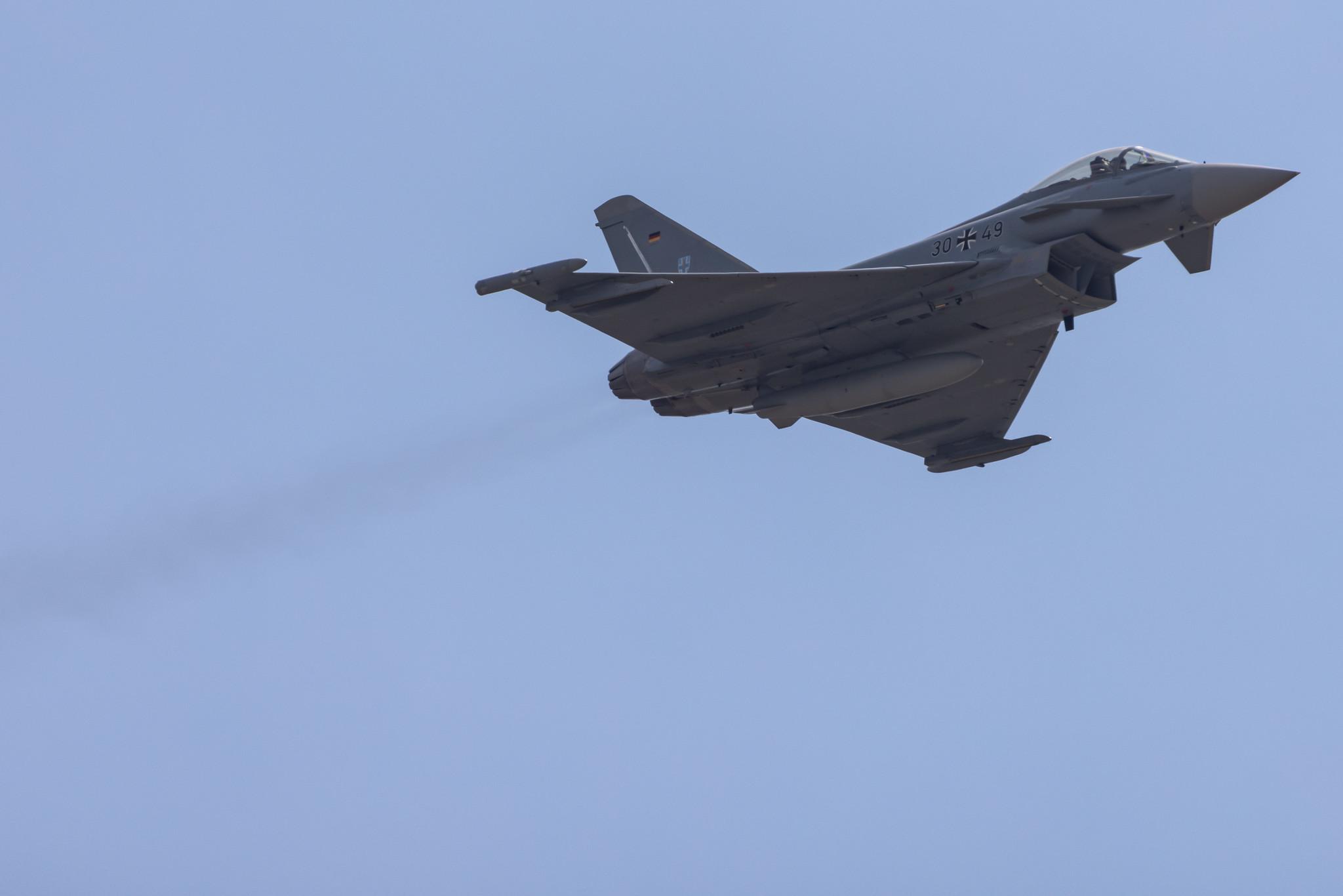 ILA Berlin Air Show: German Air Force (/ GAF) | Eurofighter Typhoon EF2000 EUFI | 30+49 | MSN GS0034