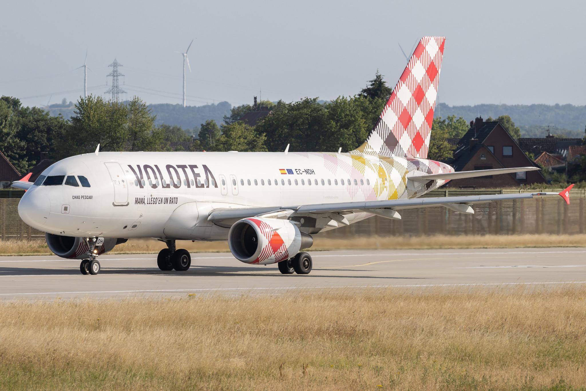 Hamburg Finkenwerder: Volotea (V7 / VOE) | Airbus A319-111 A319 | EC-NDH | MSN 03403