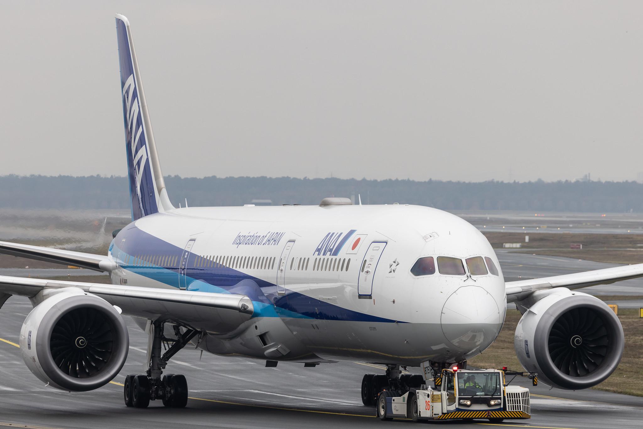 Frankfurt Airport: All Nippon Airways (NH / ANA) | Operator: Air Japan |  Boeing 787-9 Dreamliner B789 | JA875A | MSN 34531