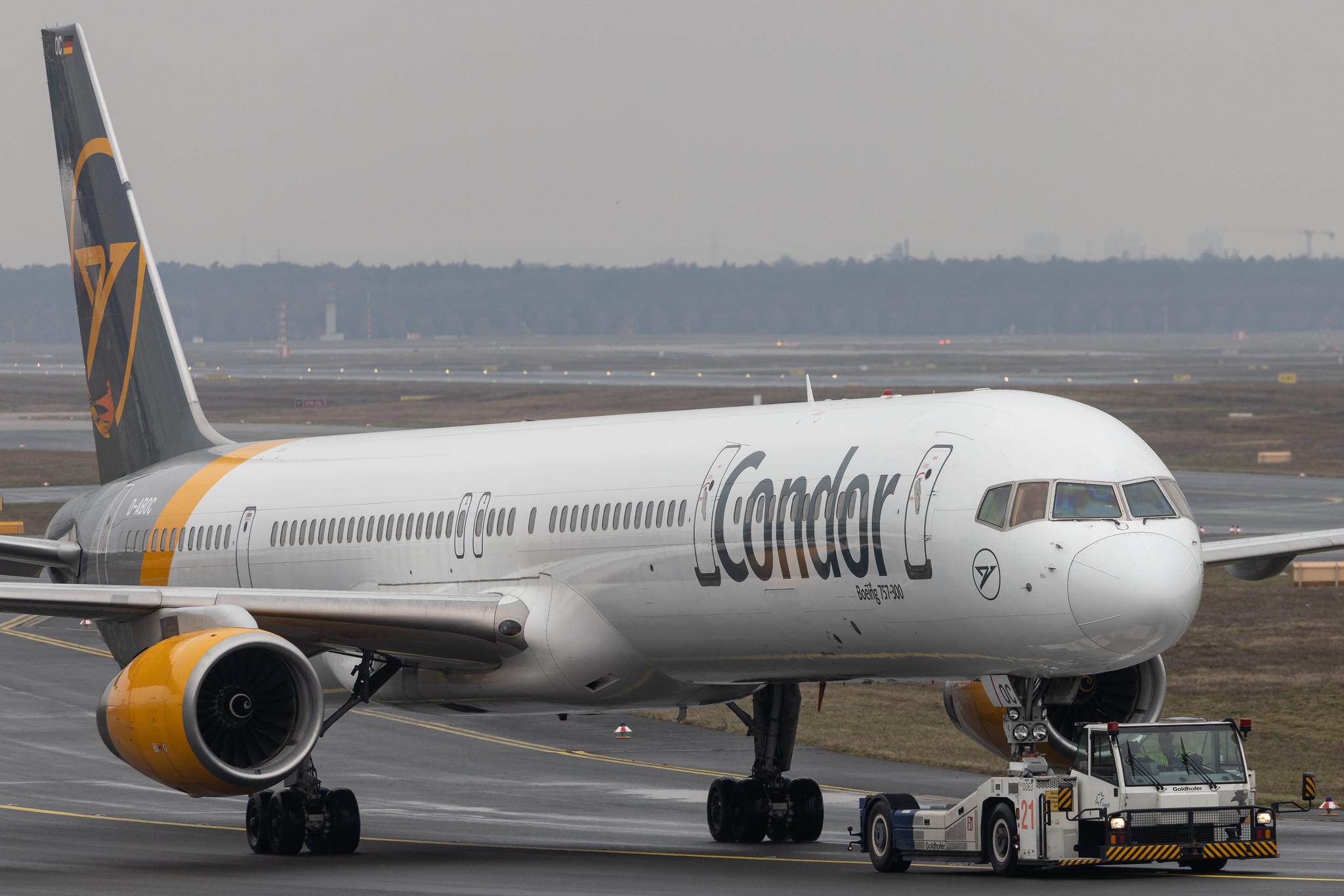 Frankfurt Airport: Condor (DE / CFG) |  Boeing 757-330 B753 | D-ABOC | MSN 29015