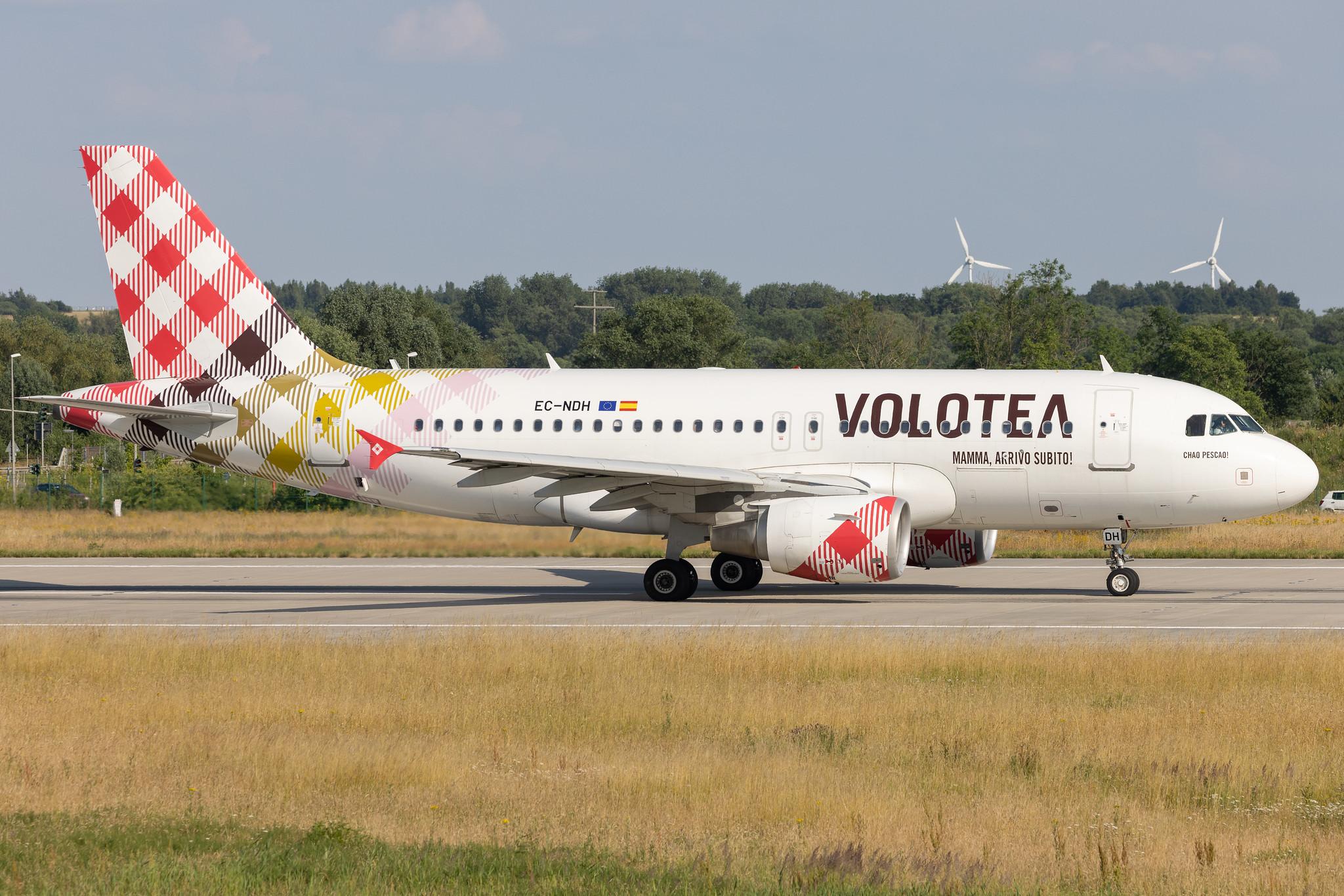 Hamburg Finkenwerder: Volotea (V7 / VOE) | Airbus A319-111 A319 | EC-NDH | MSN 03403