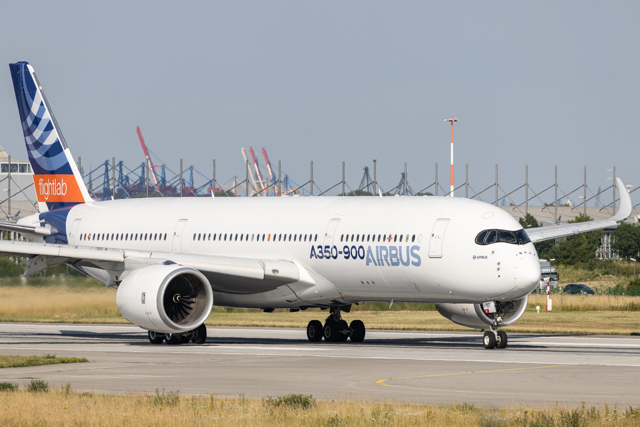 Hamburg Finkenwerder: Airbus (/ AIB) |  Airbus A350-941 A359 | F-WXWB | MSN 001