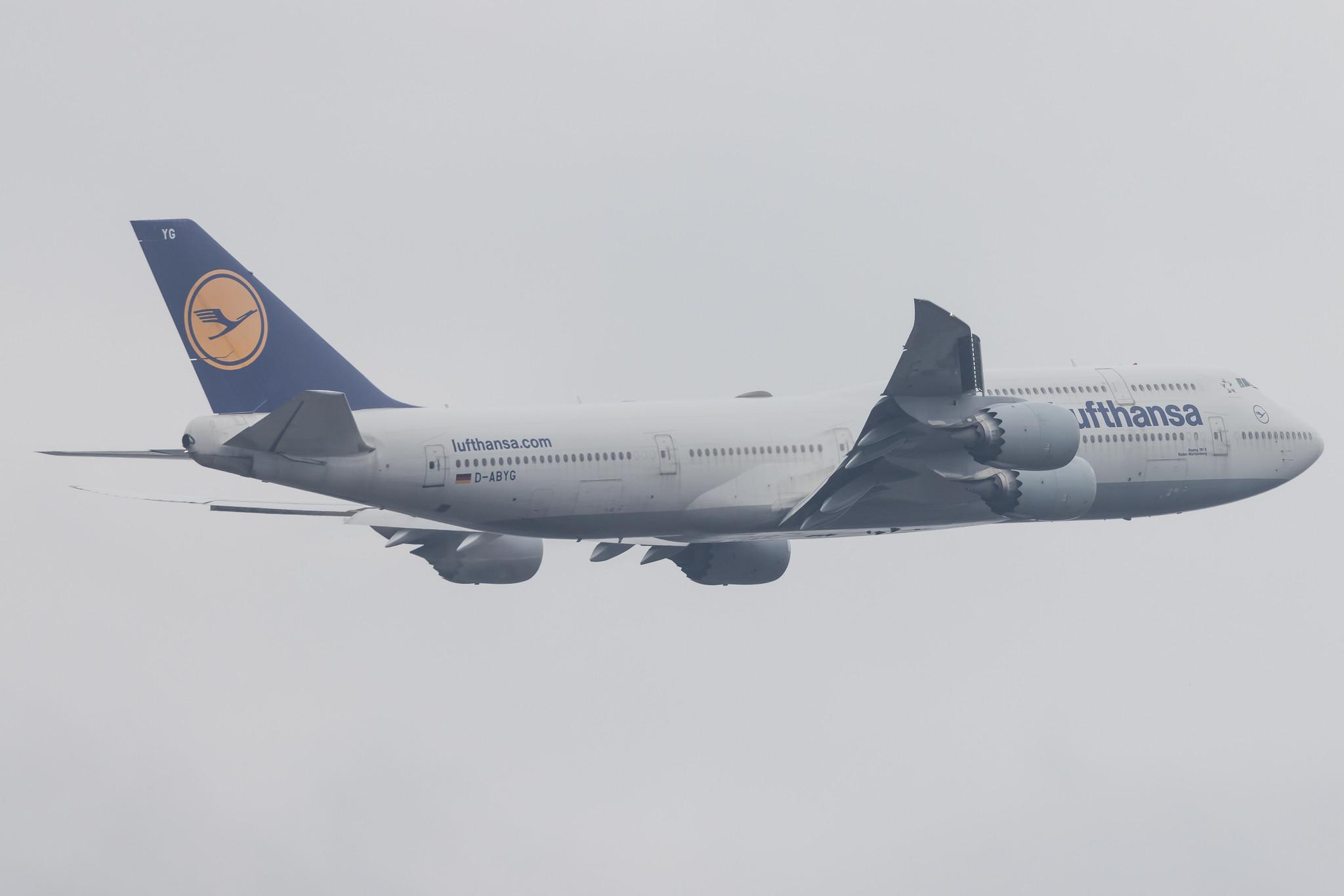 Frankfurt Airport: Lufthansa (LH / DLH) |  Boeing 747-830 B748 | D-ABYG | MSN 37831