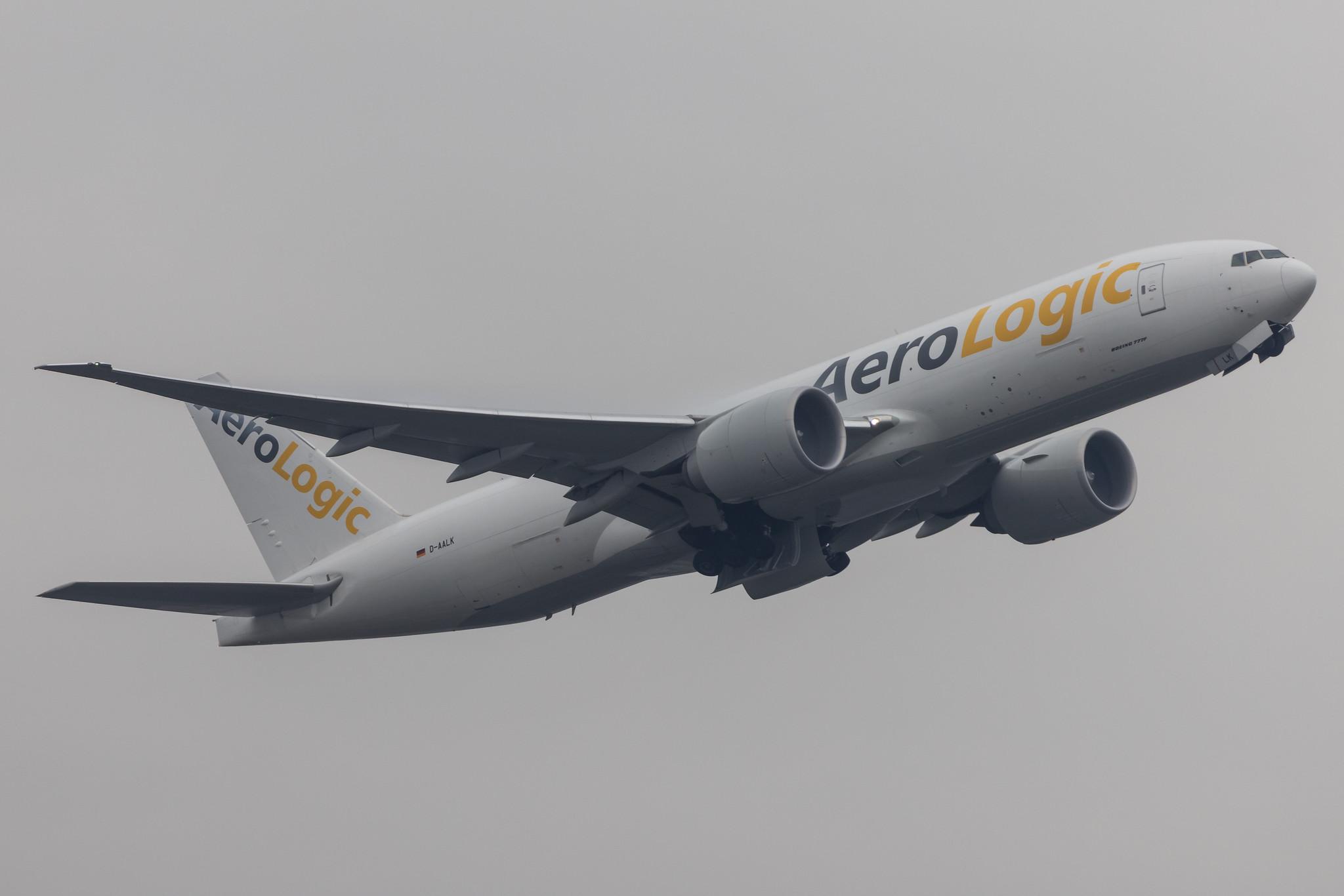 Frankfurt Airport: AeroLogic (3S / BOX) |  Boeing 777-F B77L | D-AALK | MSN 66164