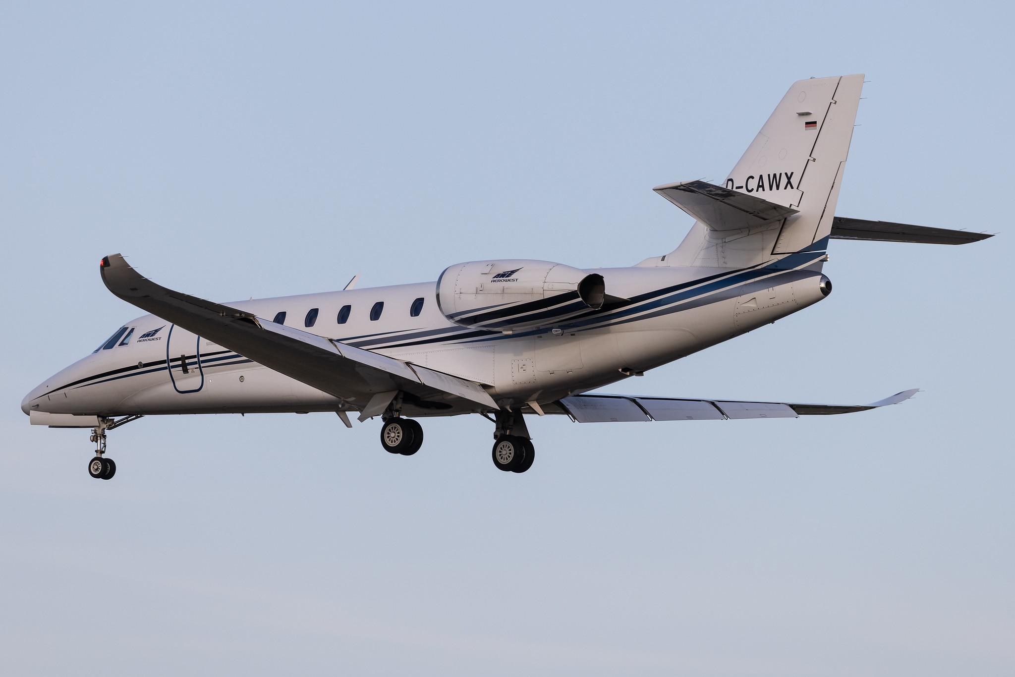 Hamburg Airport: Aerowest | Cessna 680 Citation Sovereign+ C680 | D-CAWX | MSN 680-0535