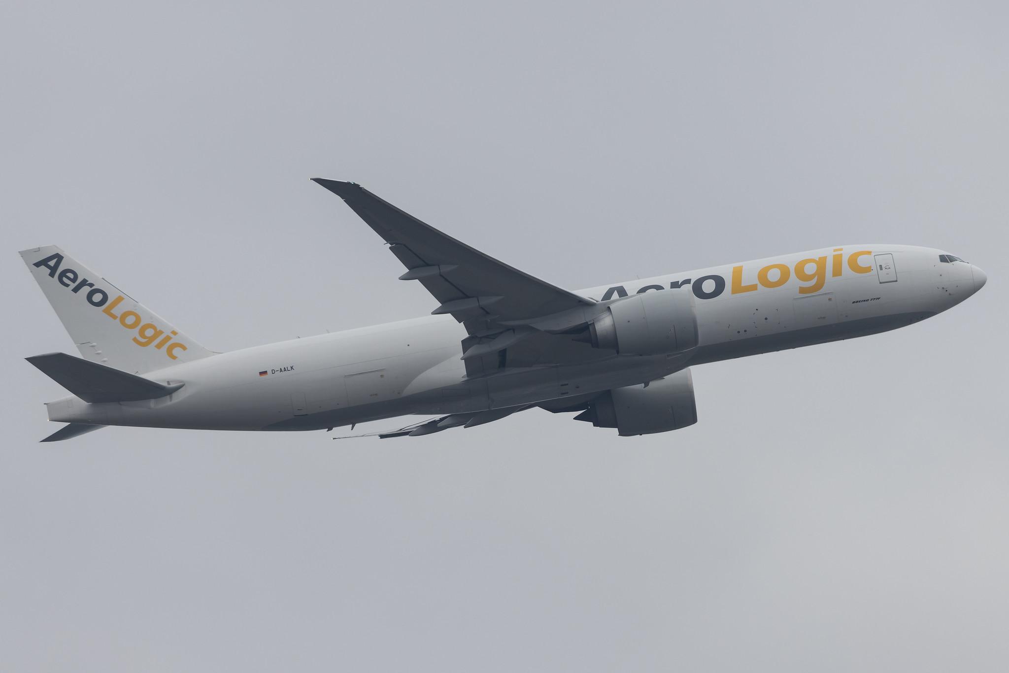 Frankfurt Airport: AeroLogic (3S / BOX) |  Boeing 777-F B77L | D-AALK | MSN 66164