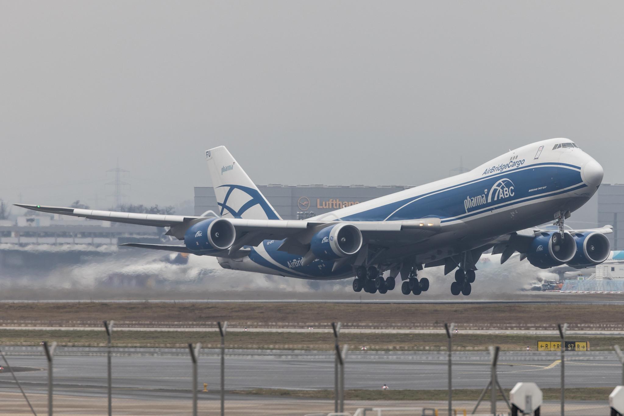 Frankfurt Airport: AirBridgeCargo (RU / ABW) | Operator: AirBridgeCargo Airlines |  Boeing 747-83Q(F) B748 | VQ-BFU | MSN 60117