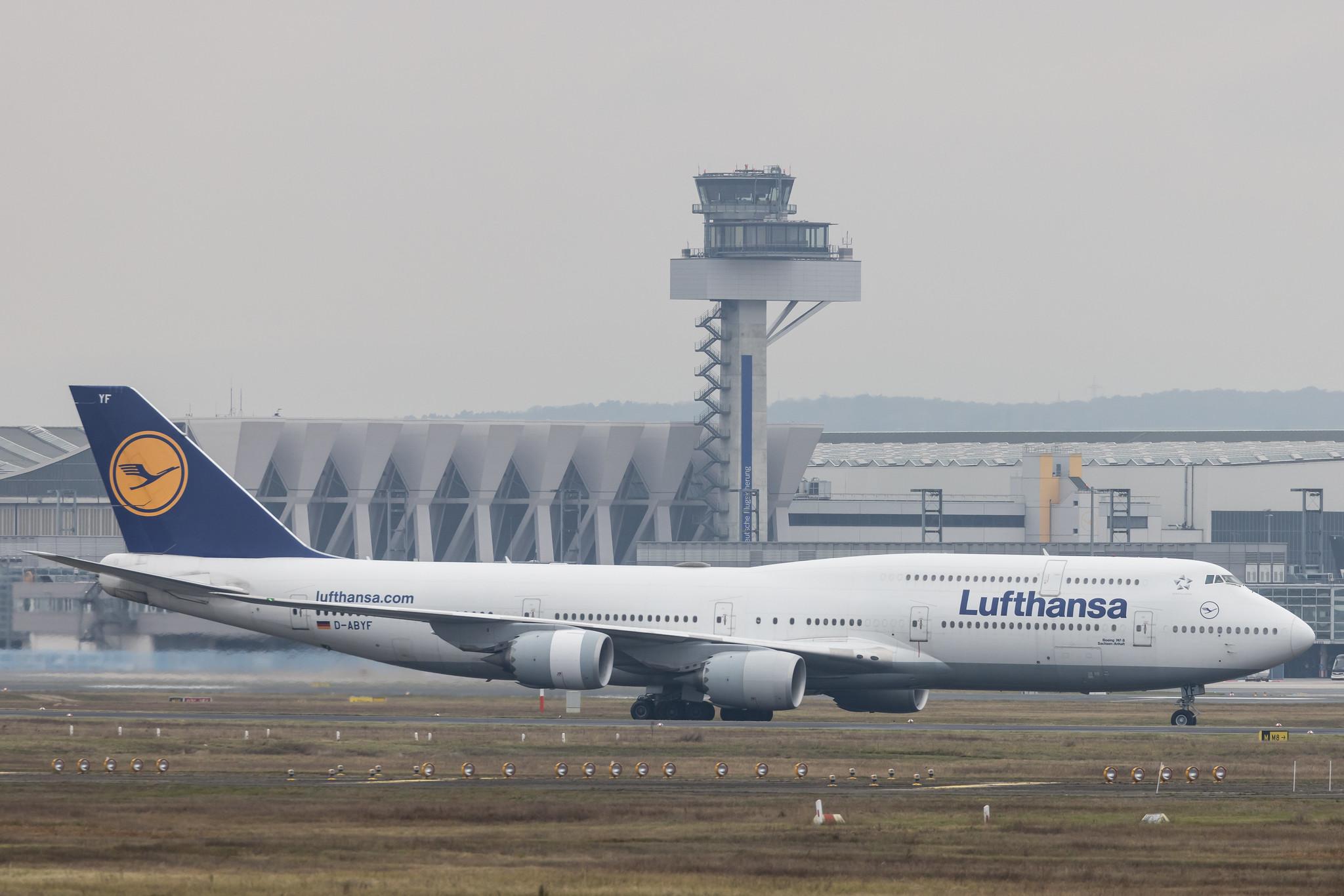 Frankfurt Airport: Lufthansa (LH / DLH) |  Boeing 747-830 B748 | D-ABYF | MSN 37830