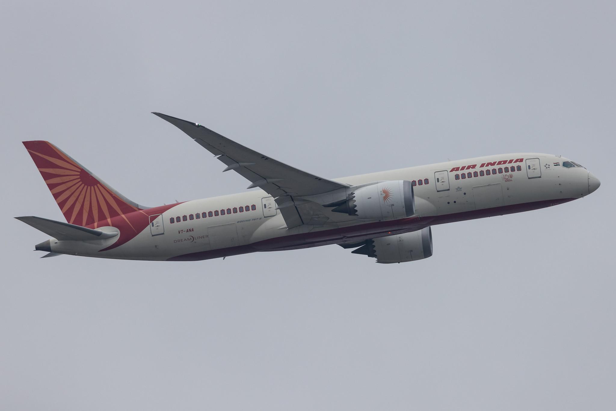 Frankfurt Airport: Air India (AI / AIC) |  Boeing 787-8 Dreamliner B788 | VT-ANA | MSN 36273