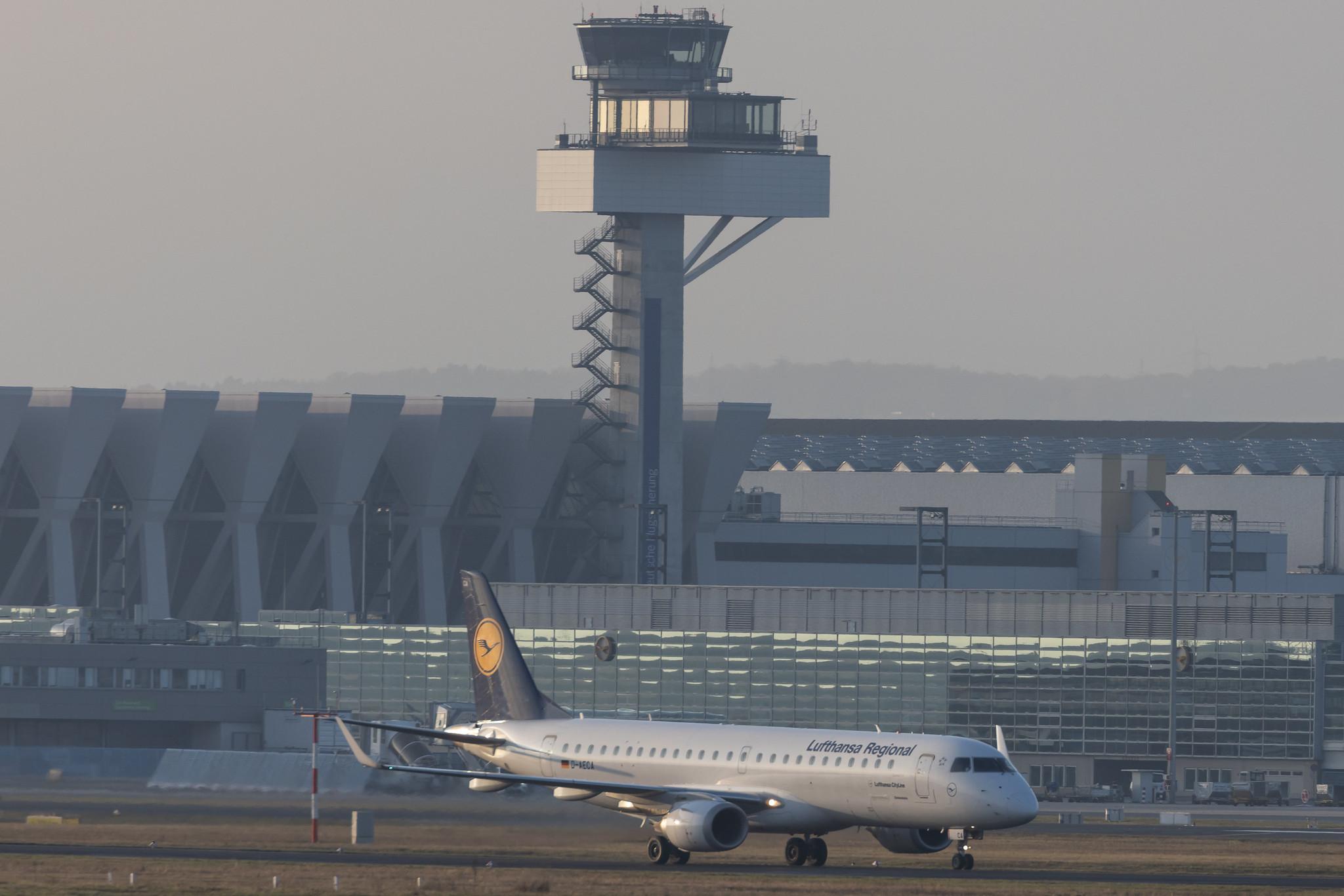 Frankfurt Airport: Lufthansa (LH / DLH) | Operator: Lufthansa CityLine |  Embraer E190LR E190 | D-AECA | MSN 19000327