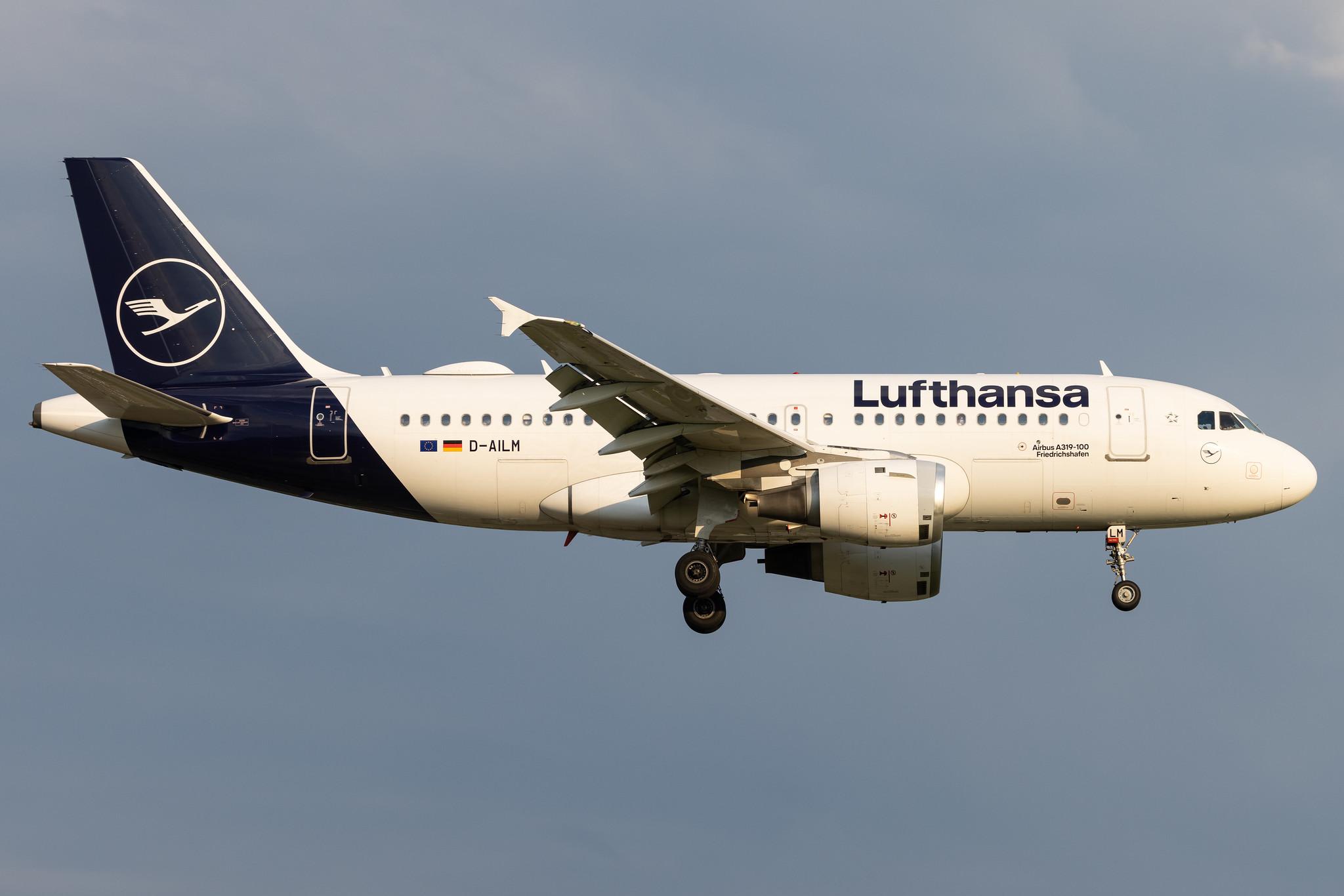 Hamburg Airport: Lufthansa (LH / DLH) | Airbus A319-114 A319 | D-AILM | MSN 0694