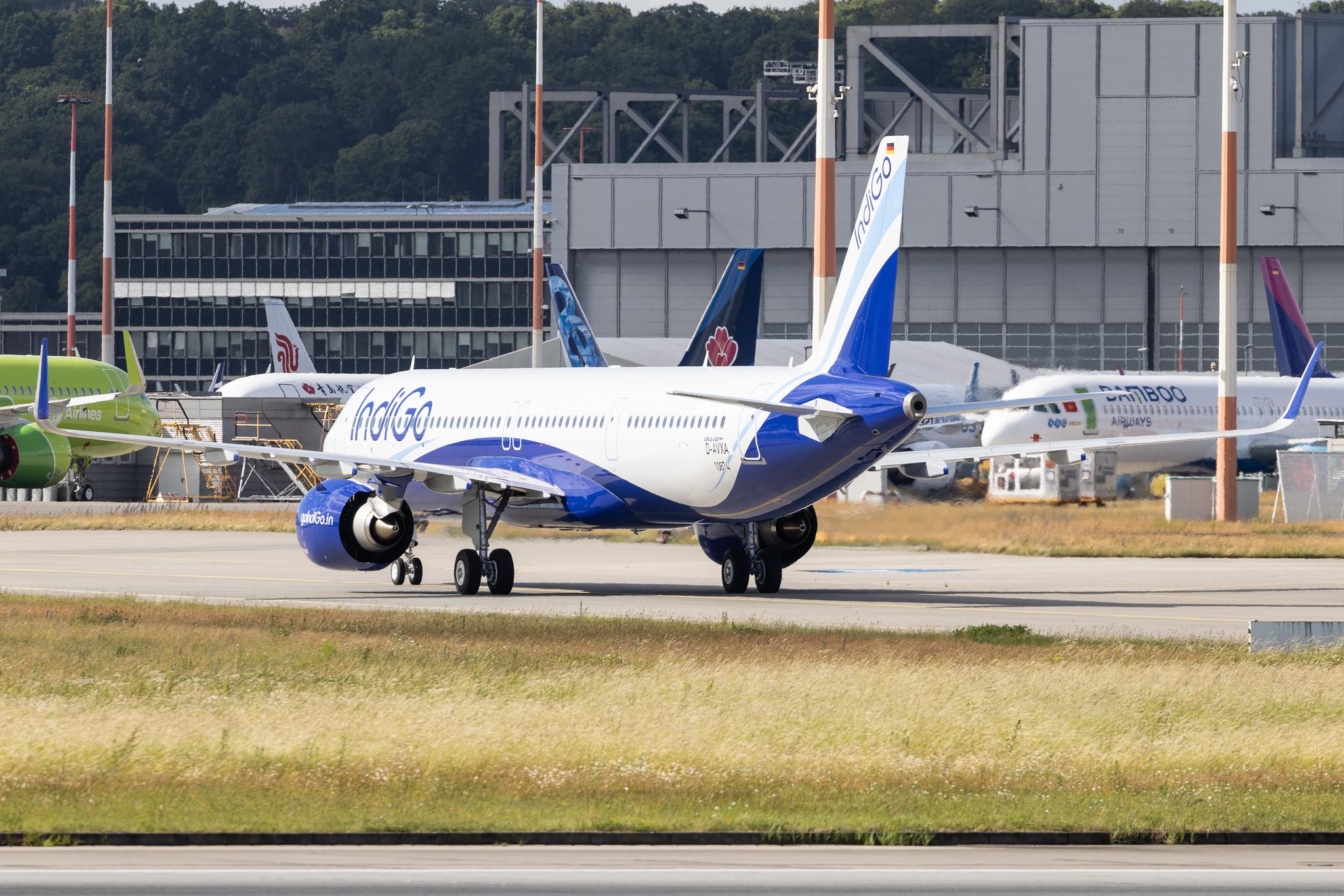 Hamburg Finkenwerder: IndiGo (6E / IGO) | Airbus A321-251NX A21N | D-AVXA | VT-IMS | MSN 10874