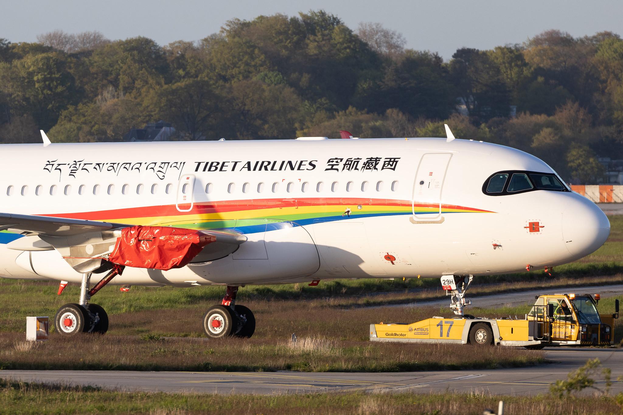 Hamburg Finkenwerder: Tibet Airlines (TV / TBA) |  Airbus A319-153N A19N | D-AVWP | MSN 10607
