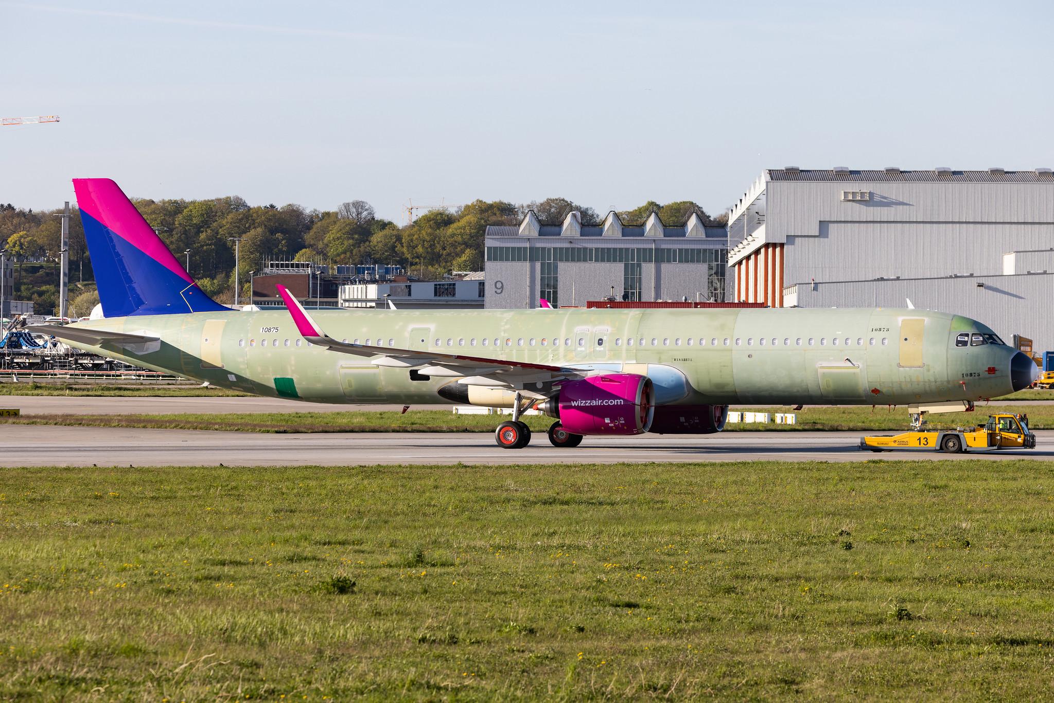 Hamburg Finkenwerder: Wizz Air (W6 / WZZ) | Airbus A321-271NX A21N | D-AZYO | HA-LZP | MSN 10875