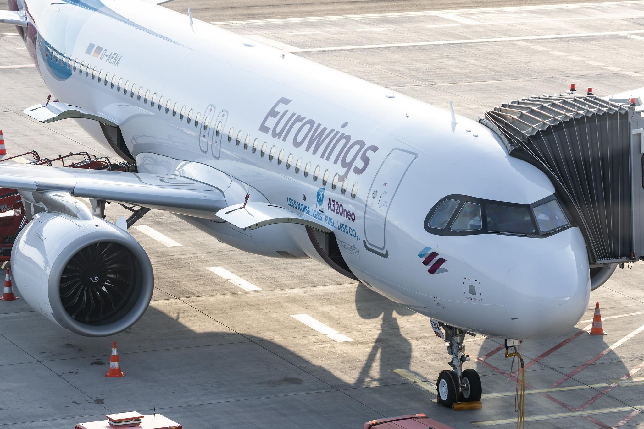 Hamburg Airport: Eurowings (EW / EWG) | Airbus A320-251N A20N | D-AENA | MSN 10758