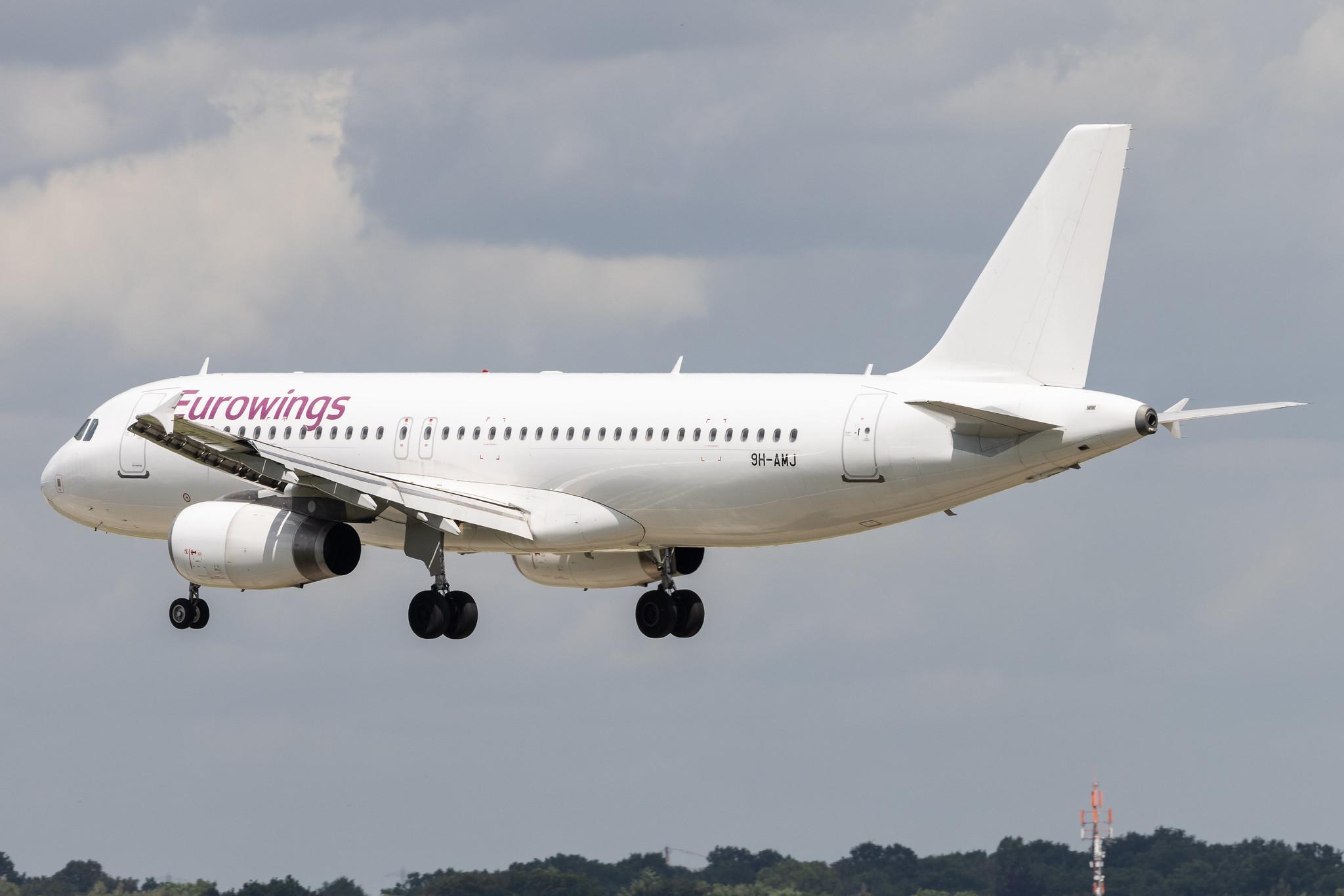 Hamburg Airport: Eurowings (EW / EWG) | Operator: Avion Express Malta | Airbus A320-232 A320 | 9H-AMJ | MSN 03531