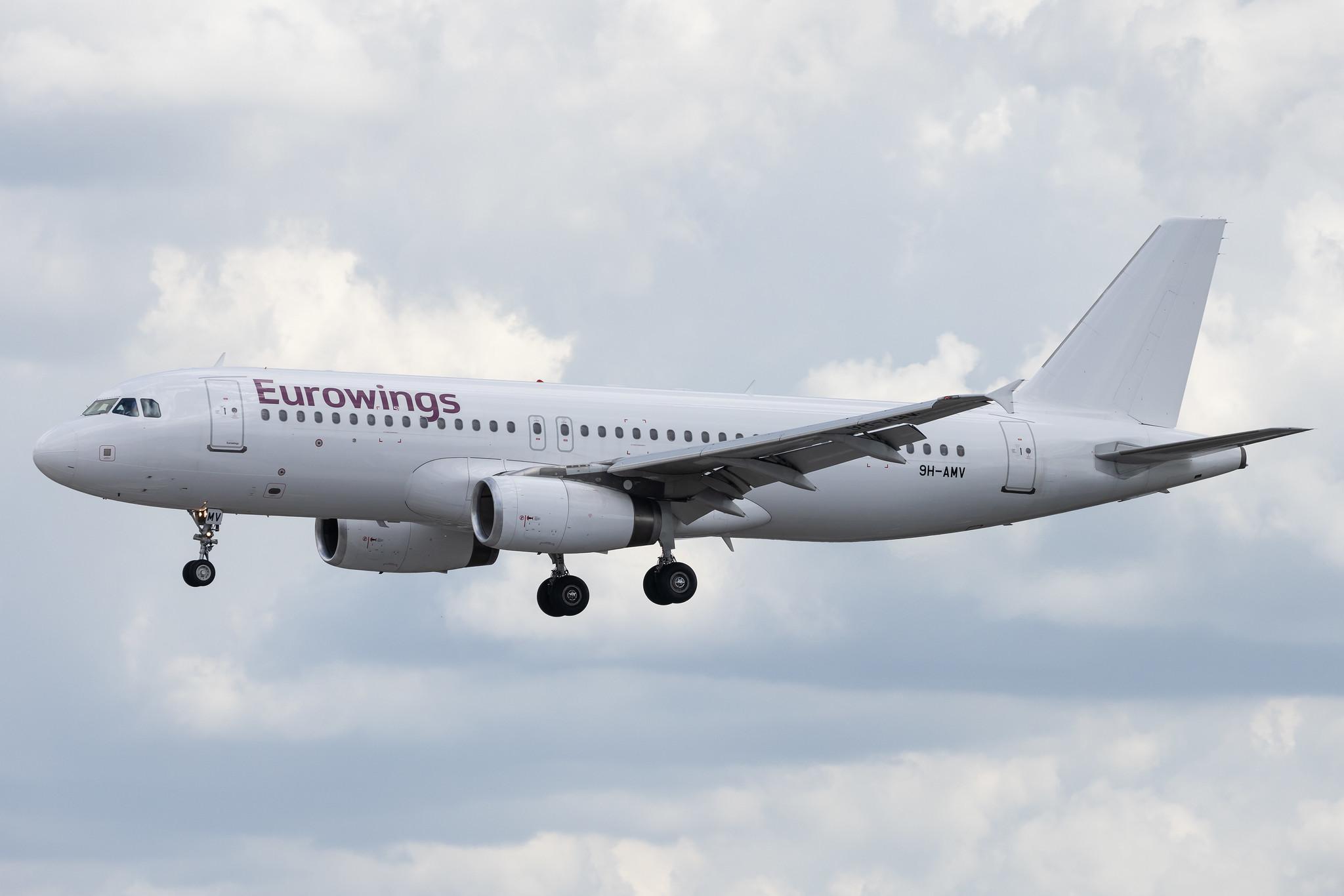 Hamburg Airport: Eurowings (EW / EWG) | Operator: Avion Express Malta | Airbus A320-214 A320 | 9H-AMV | MSN 02914