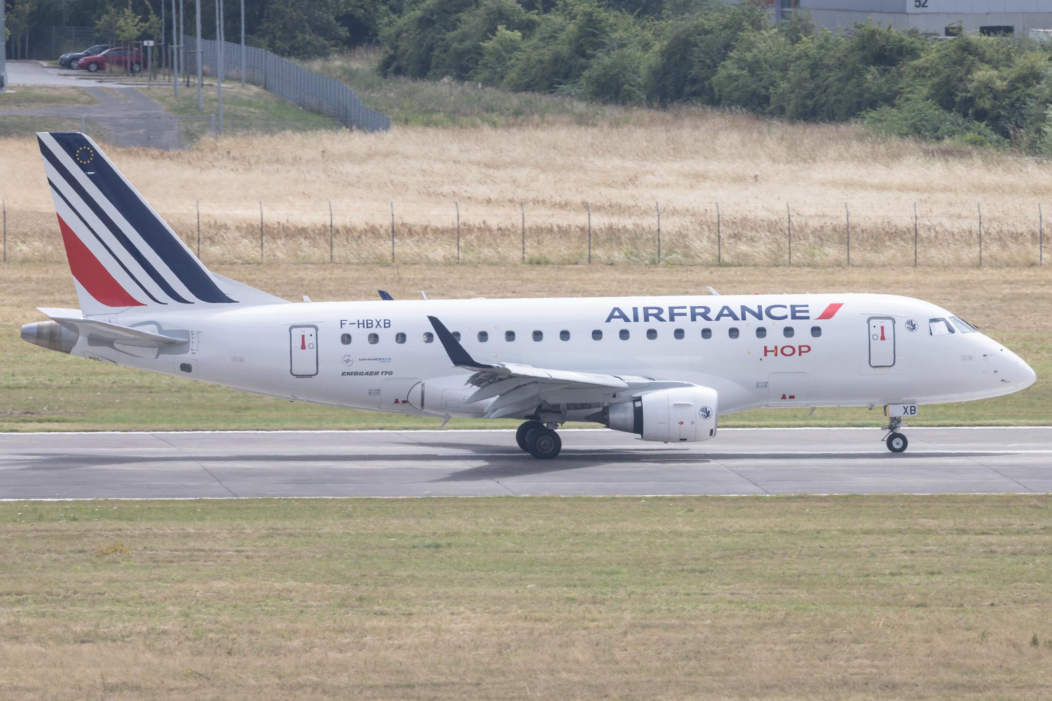 Hannover Airport: Air France (AF / AFR) | Operator: Air France Hop | Embraer E170STD E170 | F-HBXB | MSN 17000250