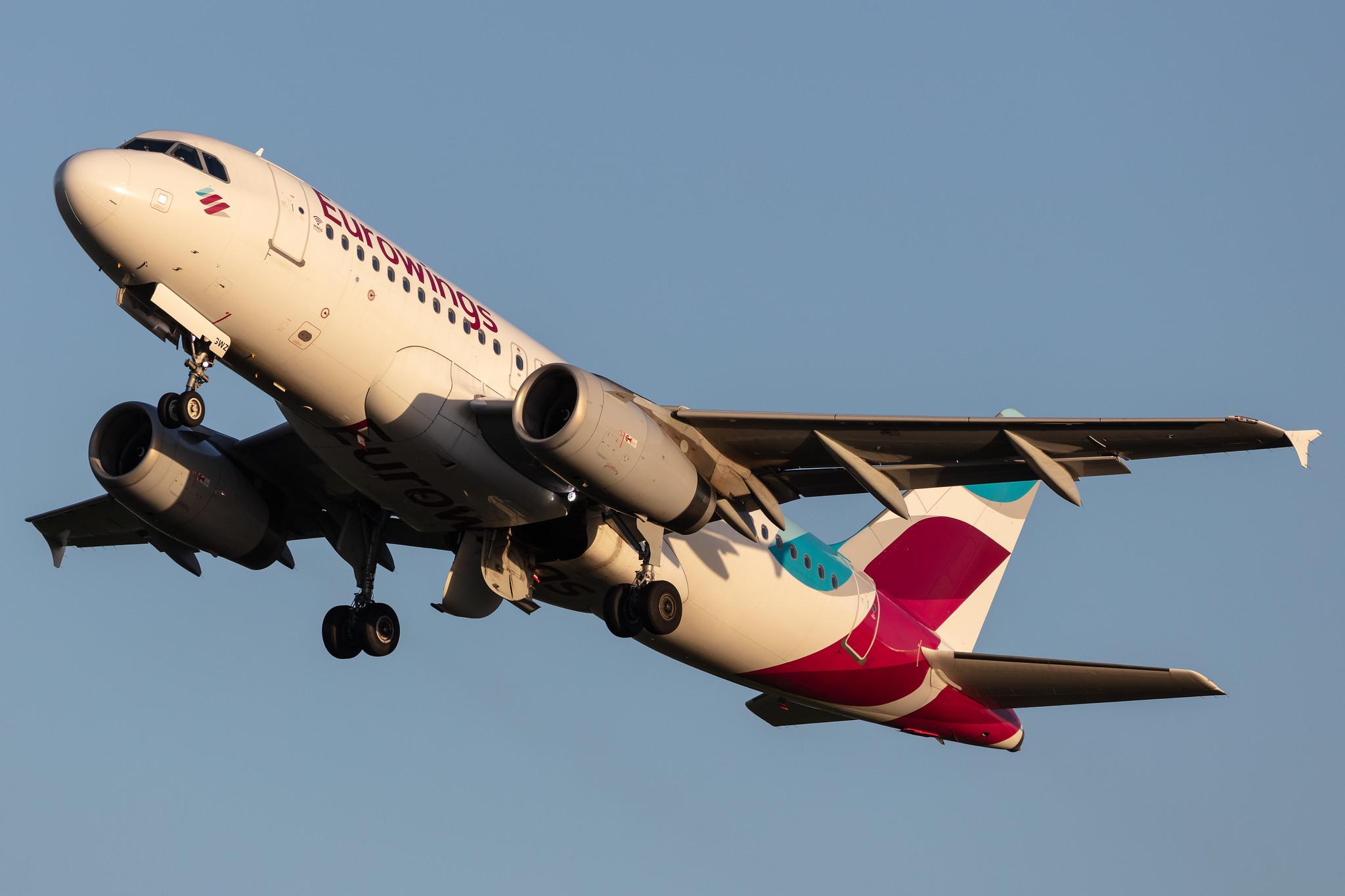 Hamburg Airport: Eurowings (EW / EWG) |  Airbus A319-132 A319 | D-AGWZ | MSN 5978