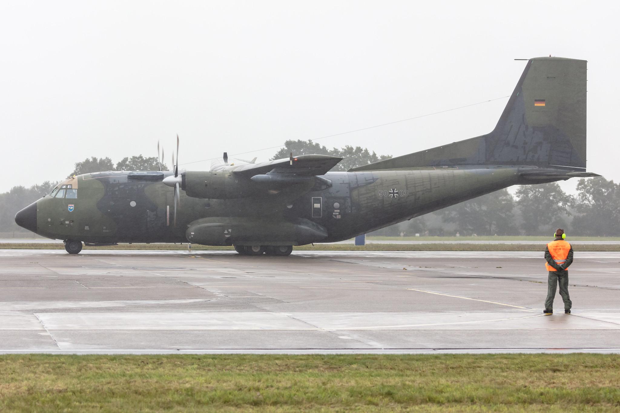Fliegerhorst Hohn: German Air Force (/ GAF) | Transall C-160D C160 | 50+83 | MSN D120