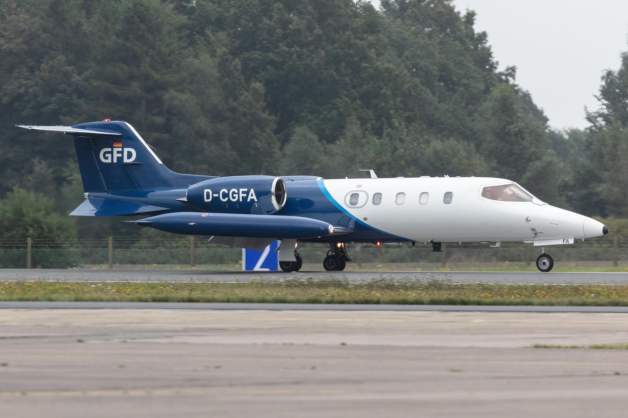 Fliegerhorst Hohn: Gesellschaft fur Flugzieldarstellung (/ GFD) | Operator: Gesellschaft Fur Flugzieldarstellung |  Learjet 35A LJ35 | D-CGFA | MSN 35-179