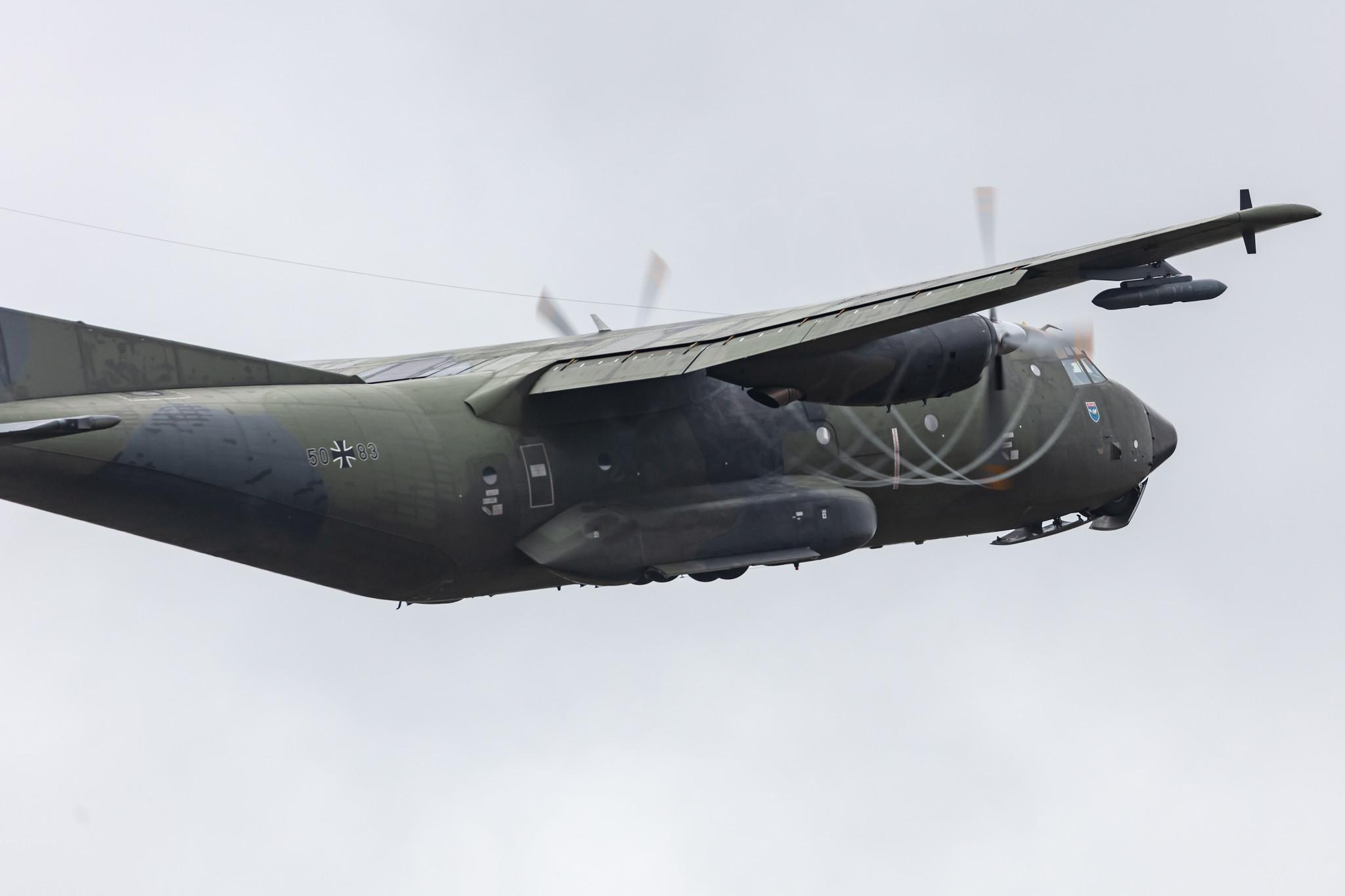 Fliegerhorst Hohn: German Air Force (/ GAF) | Transall C-160D C160 | 50+83 | MSN D120