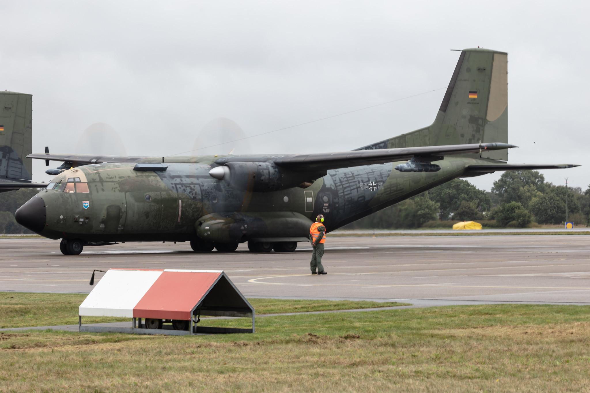Fliegerhorst Hohn: German Air Force (/ GAF) | Transall C-160D C160 | 50+51 | MSN D73