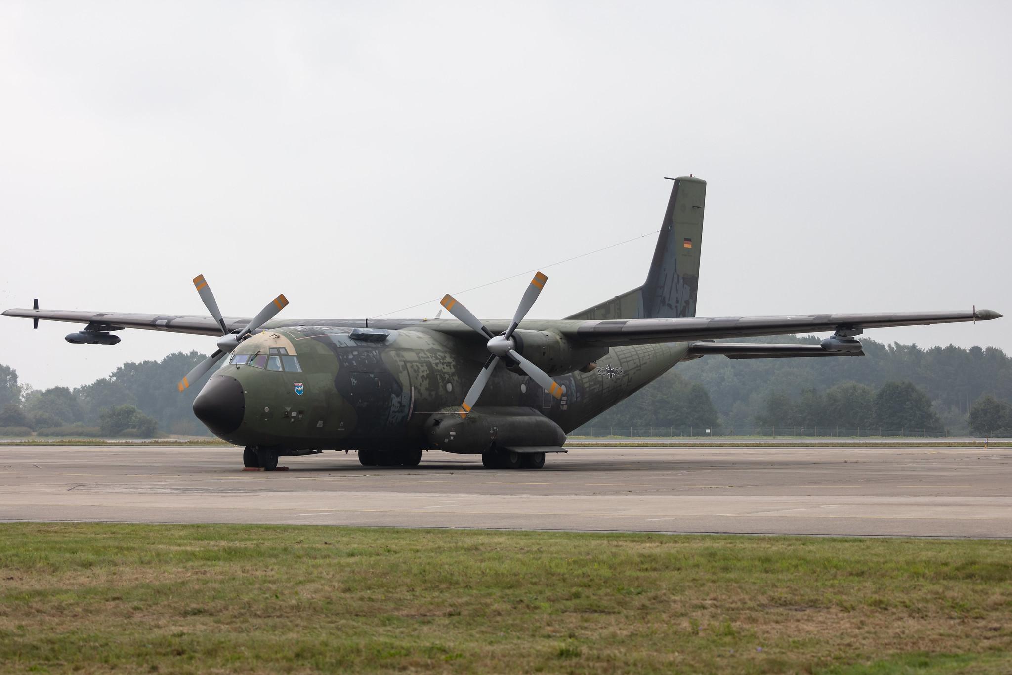 Fliegerhorst Hohn: German Air Force (/ GAF) | Transall C-160D C160 | 50+83 | MSN D120