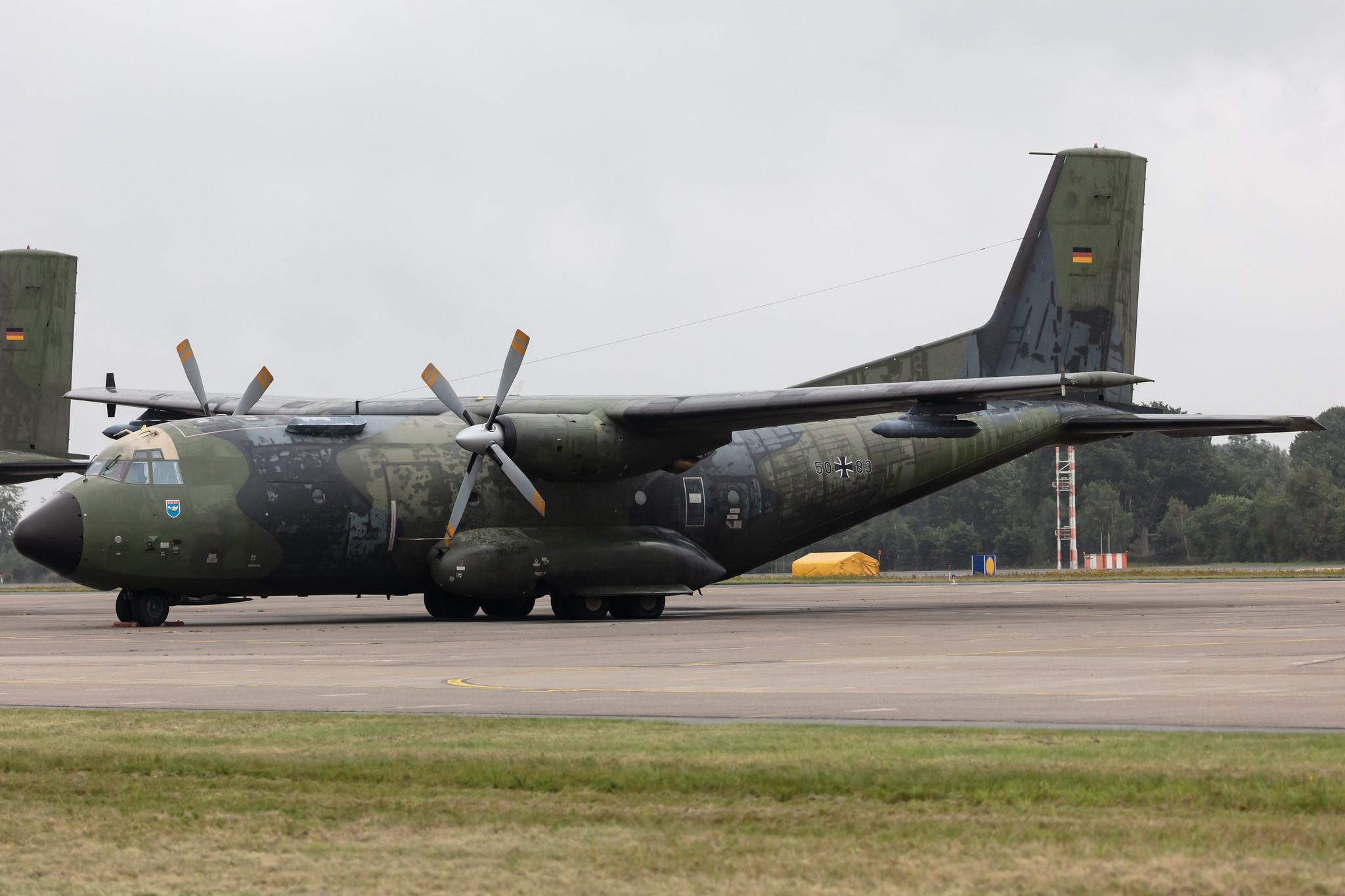 Fliegerhorst Hohn: German Air Force (/ GAF) | Transall C-160D C160 | 50+83 | MSN D120