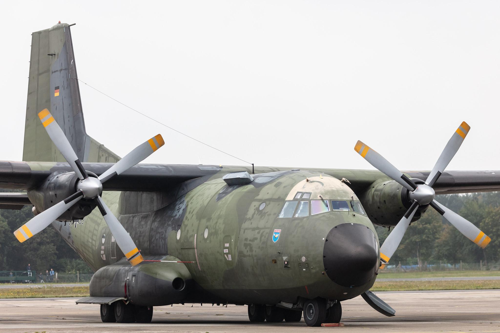 Fliegerhorst Hohn: German Air Force (/ GAF) | Transall C-160D C160 | 50+83 | MSN D120